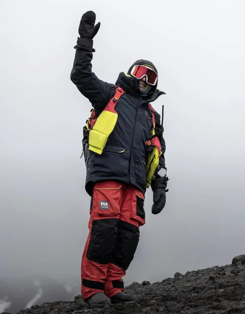 Expedition Team member ashore