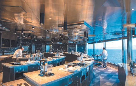 Culinary Arts Kitchen aboard Regent