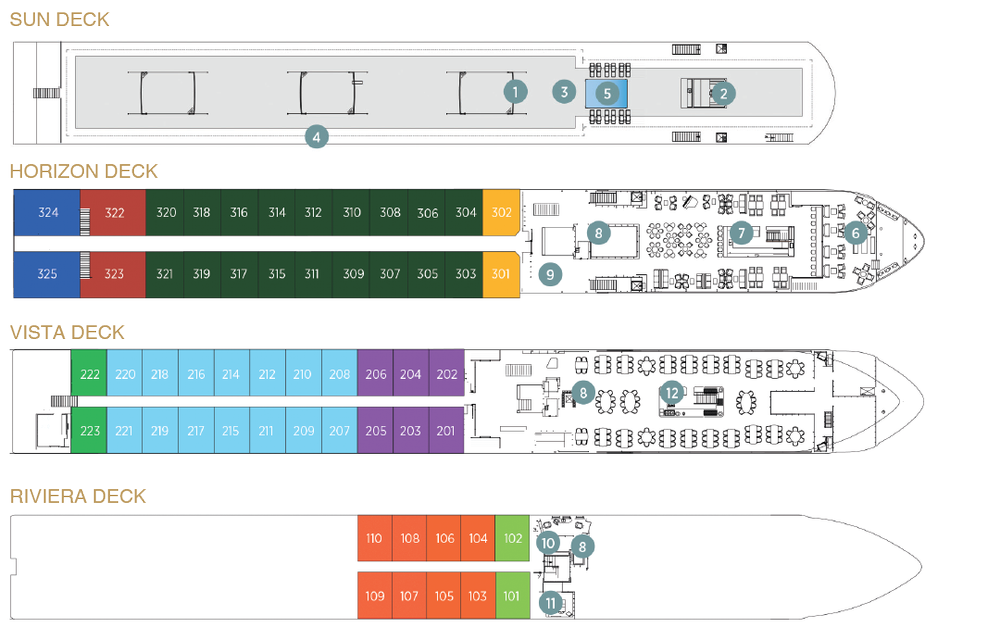 Emerald Liberté Deck Plan