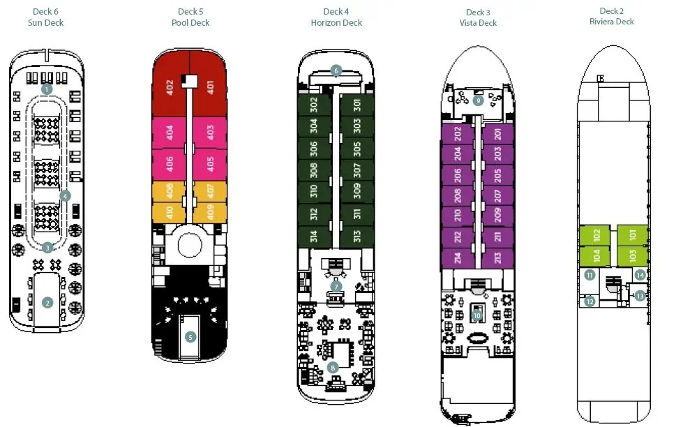 Emerald Harmony Deck Plan