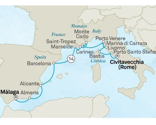 Mediterranean Odyssey Map