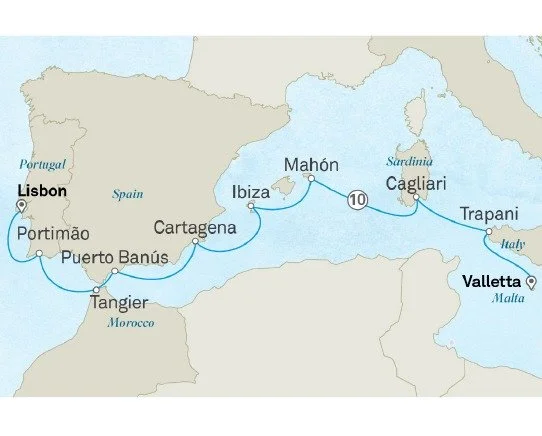 Hidden Wonders of the Mediterranean Map