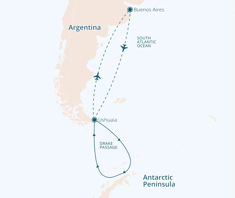 Antarctica in Depth Map