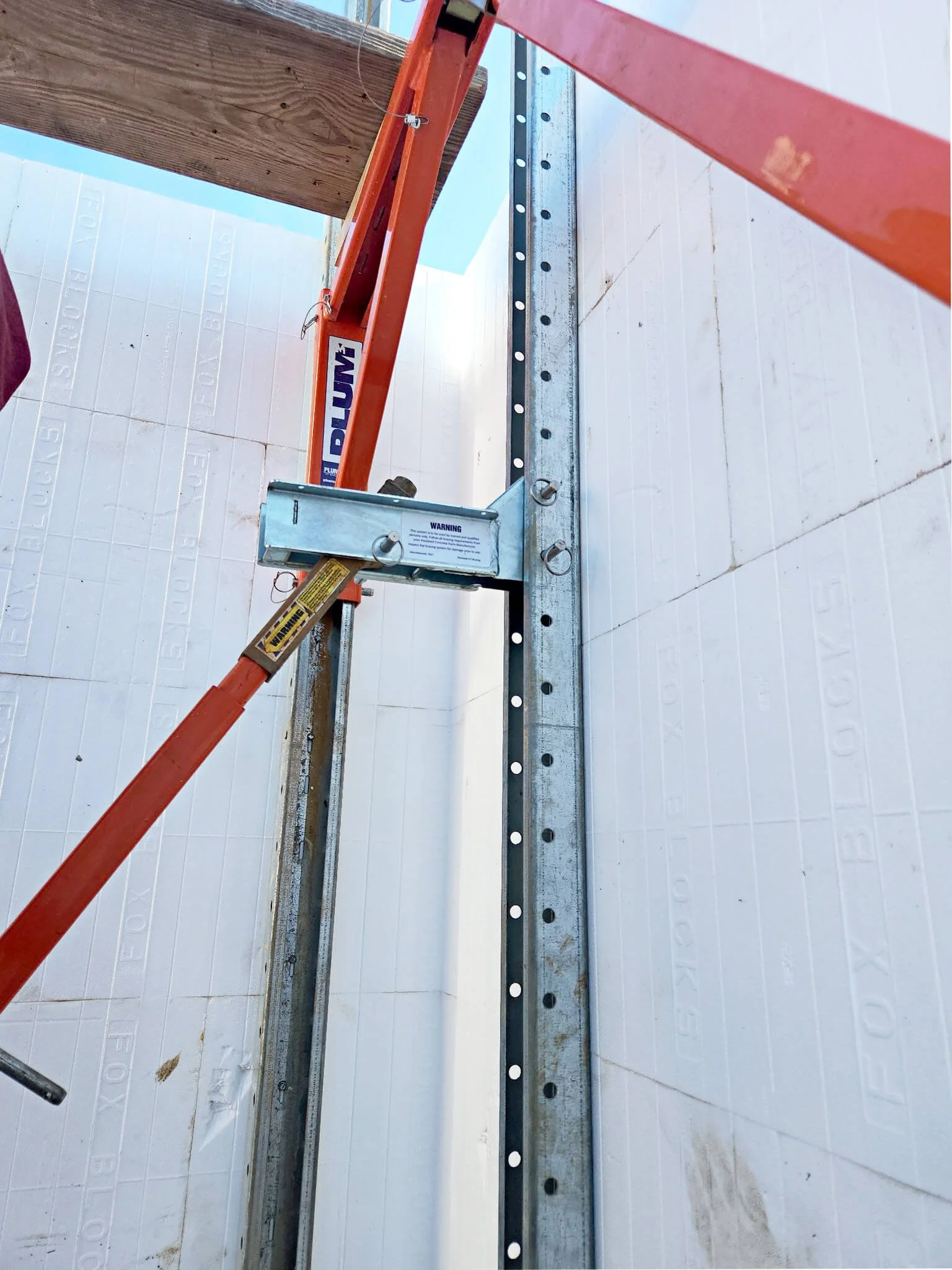 All in one brace installed