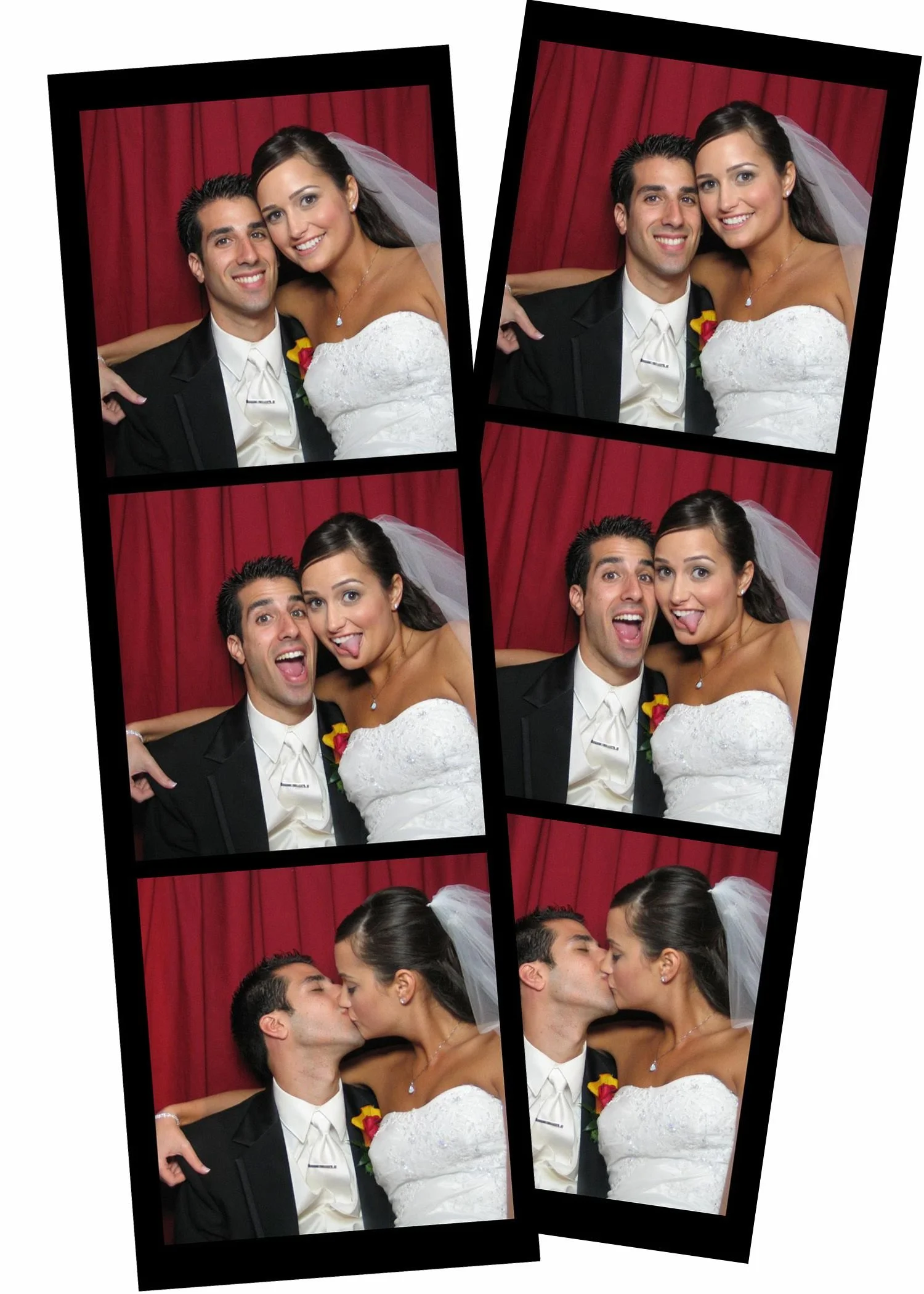 connecticut unparalleled image quality bride and groom photo strips