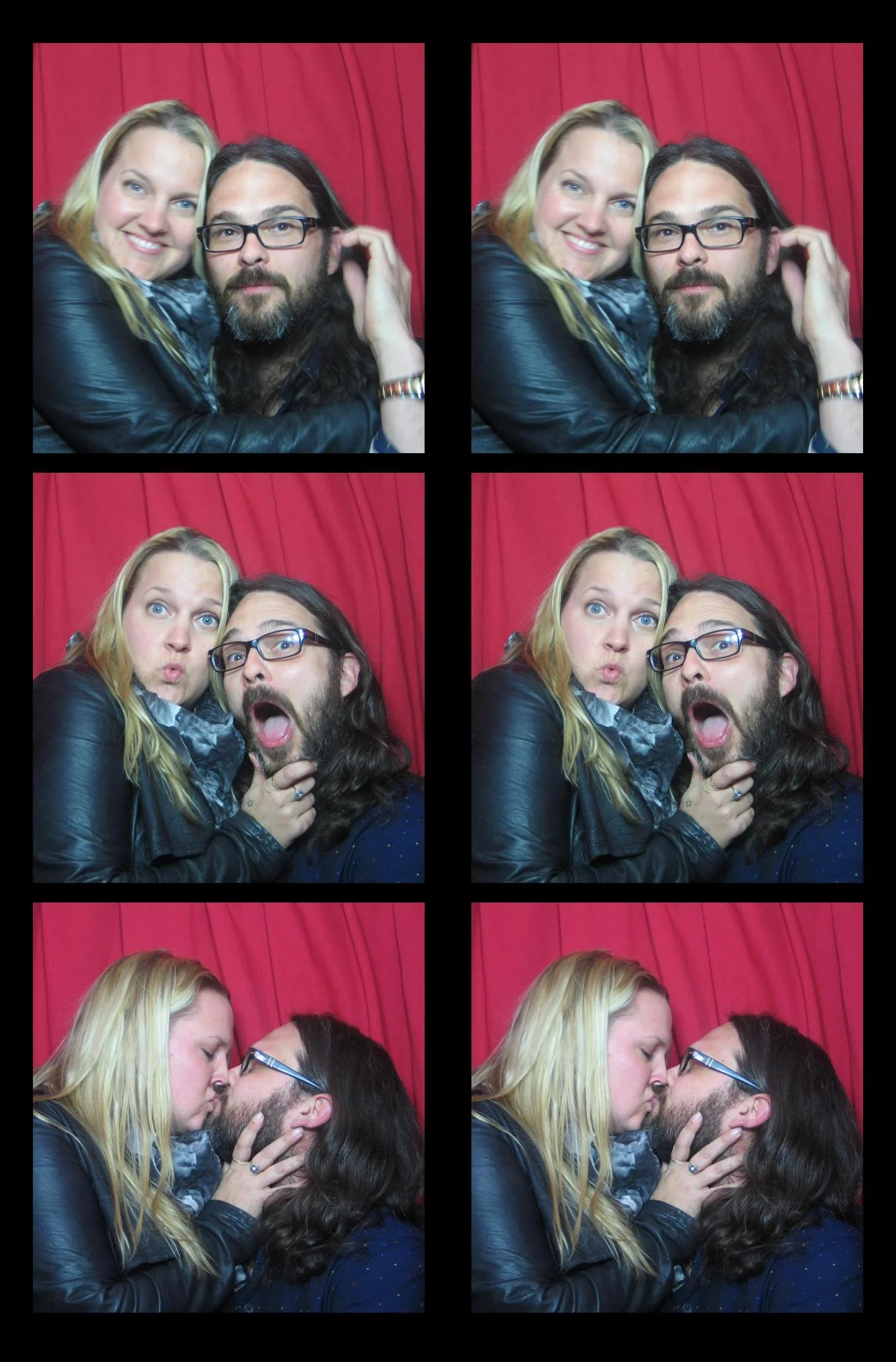 new jersey photo strip hall of fame 2013 #8 fun couple red background