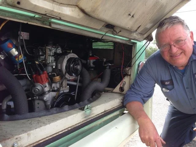 connecticut chloe has a strong, new engine! vw photo bus engine