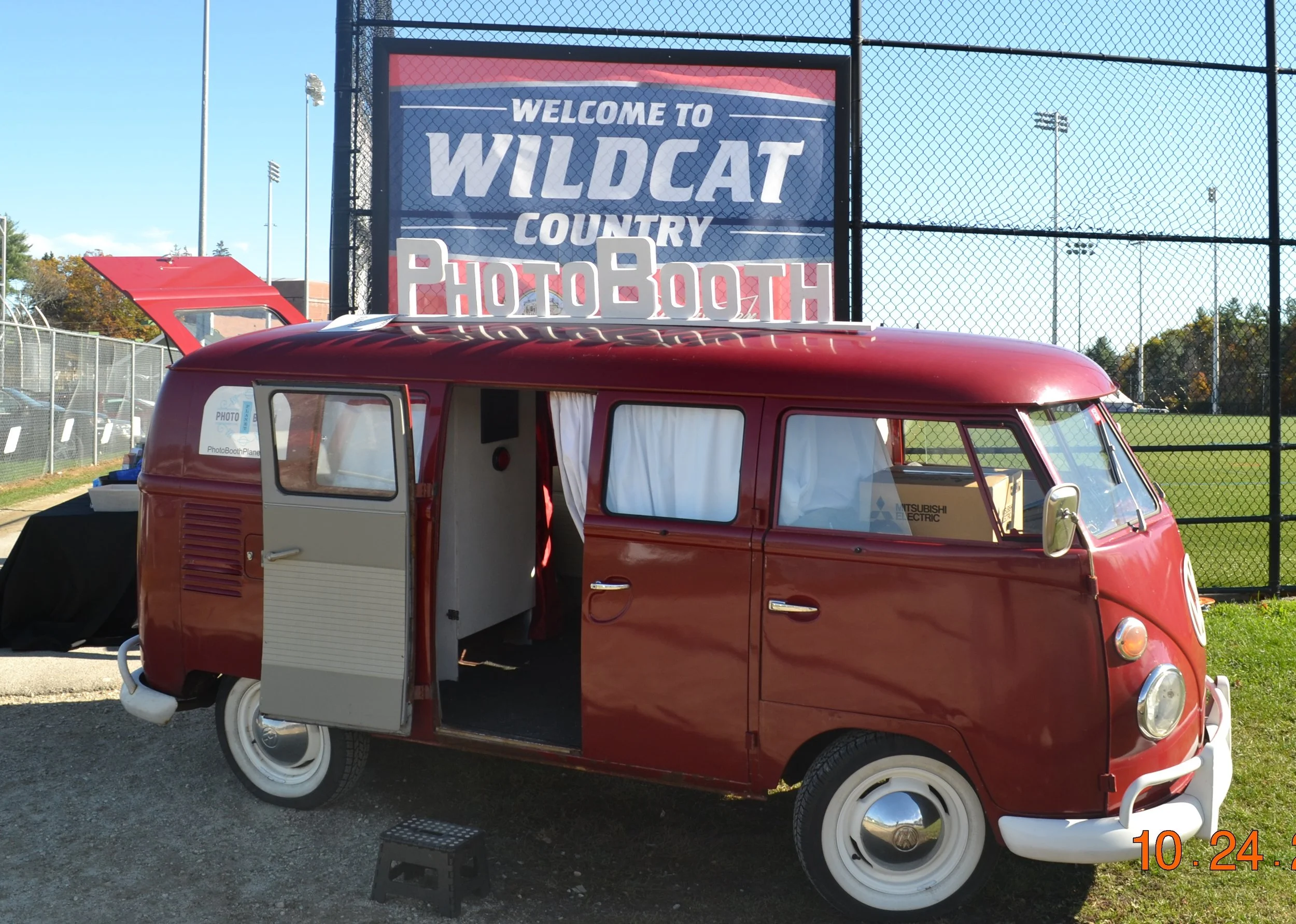 new hampshire ruby the photobus at unh red vintage vw photobus