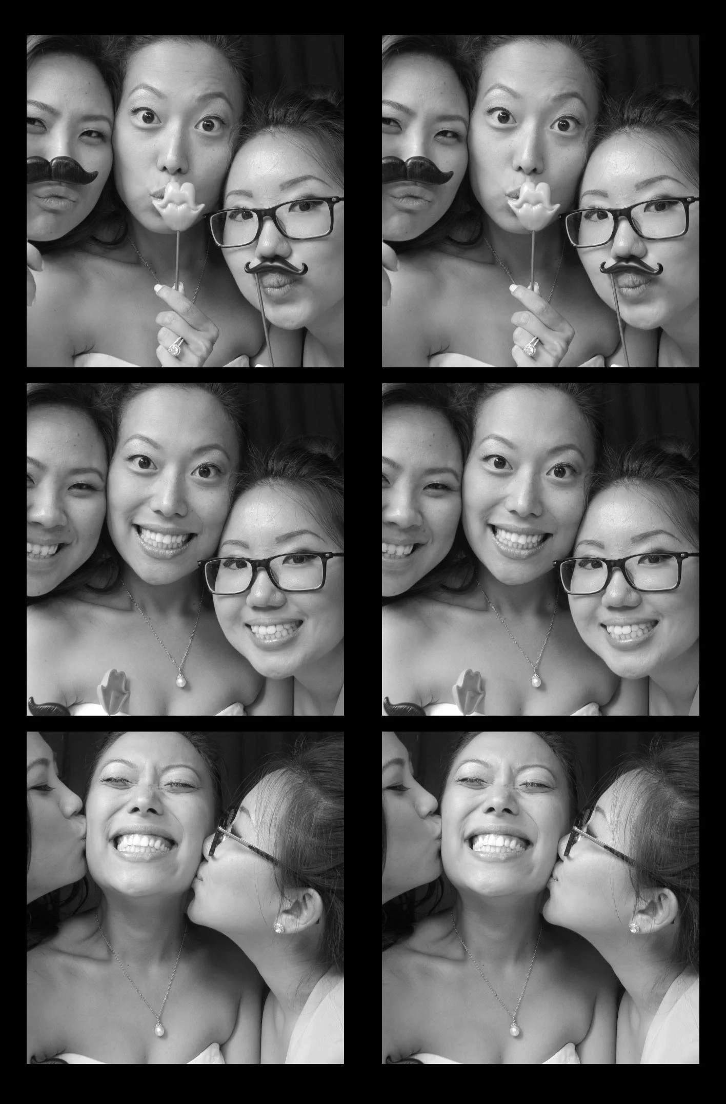 connecticut photo strip hall of fame 2014 #3 vintage bridal party photos