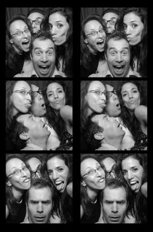 new jersey classic black and white photo booth nyc black and white photo strips