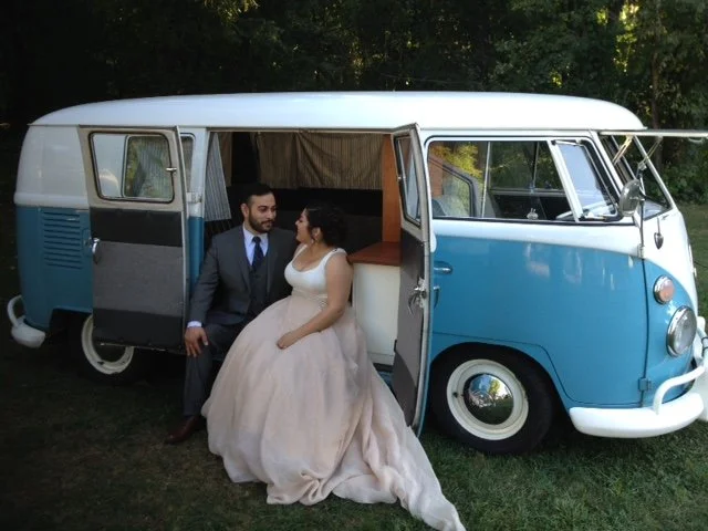 new jersey bella, our vw bus, visiting the historic glenburn estate in rivervale, nj vintage vw bus