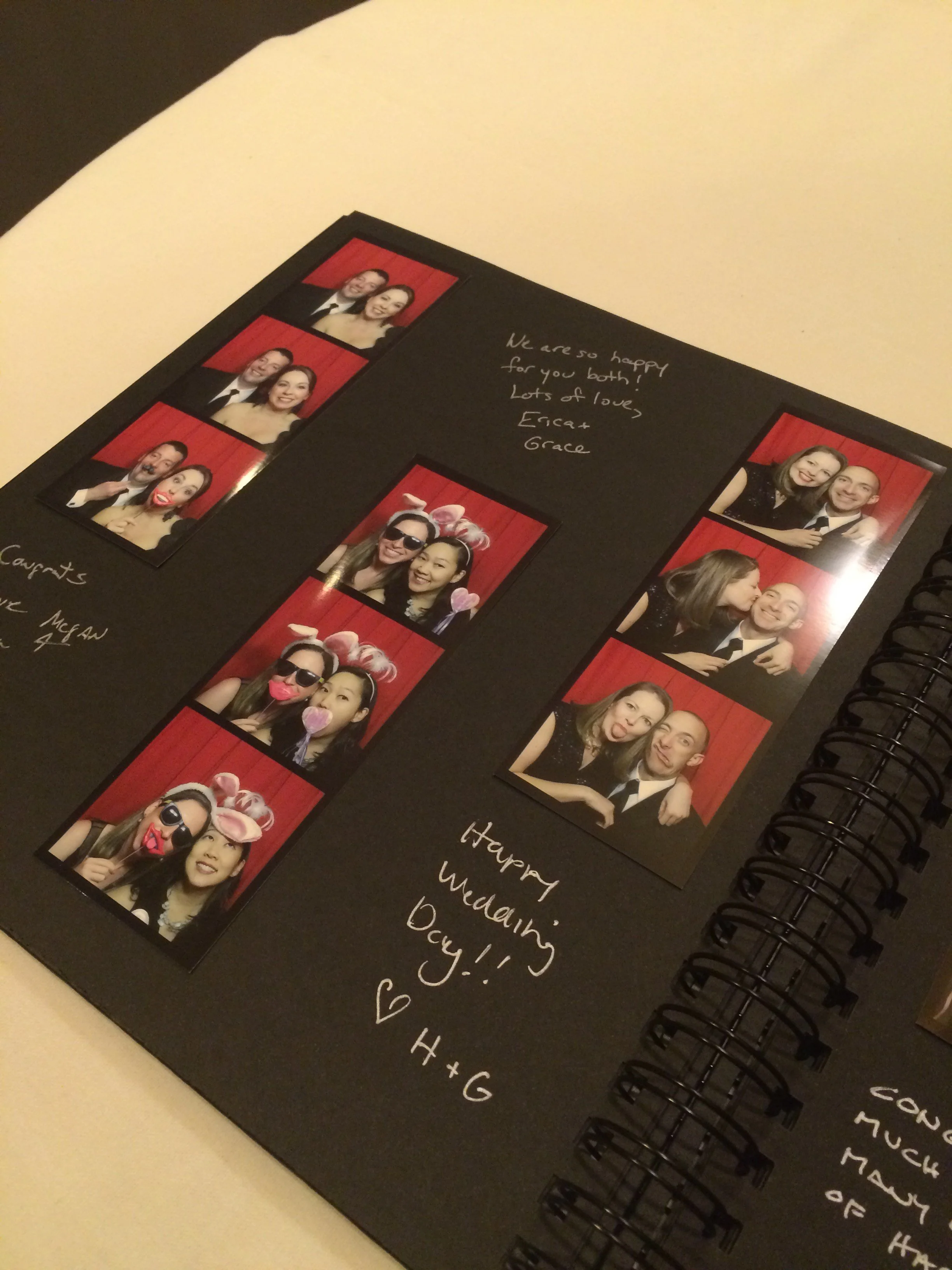new jersey wedding photo booth at the ritz carlton new york scrap book photos