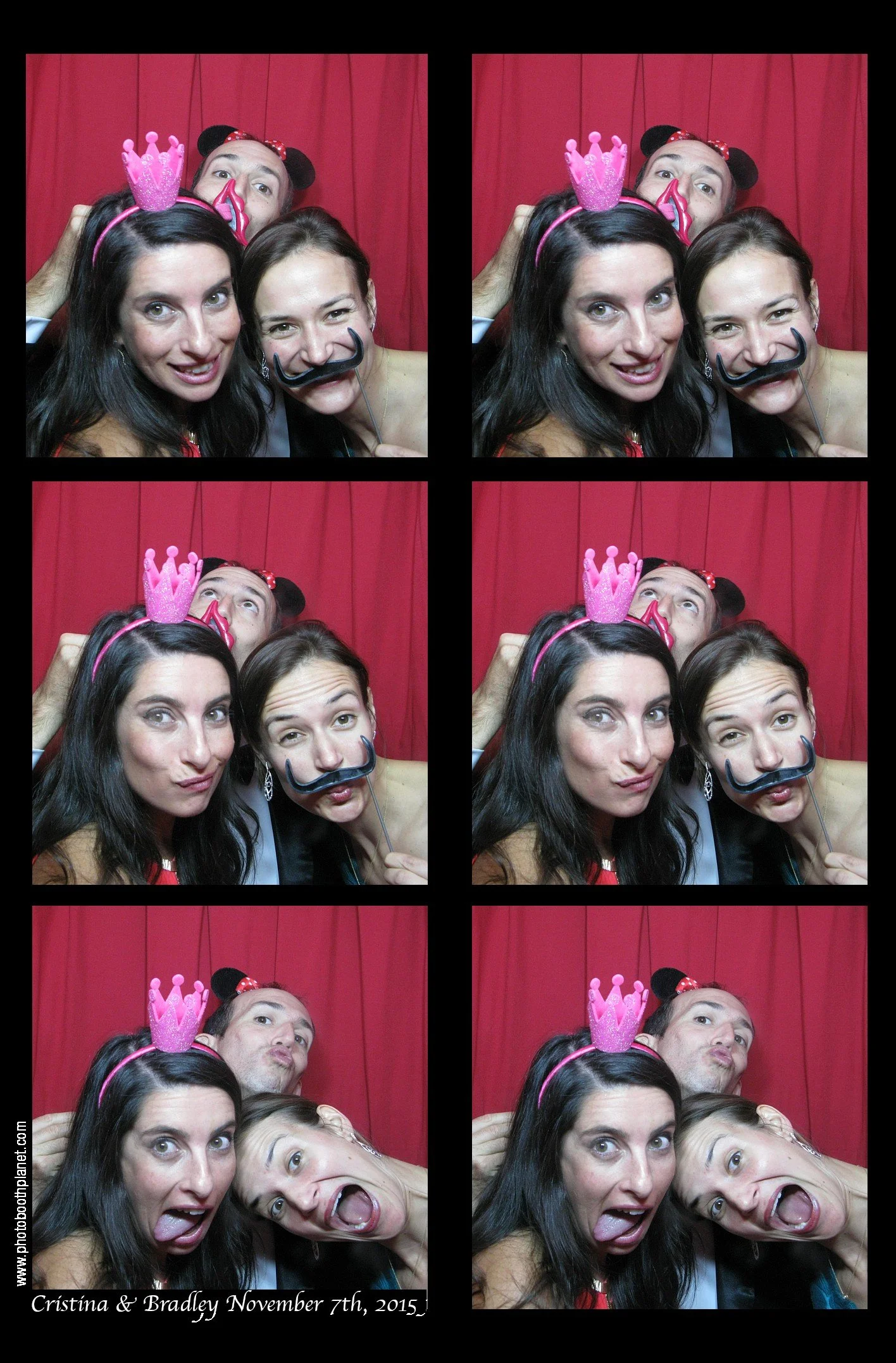 new jersey photo booth rental ritz-carlton nyc props photo strips