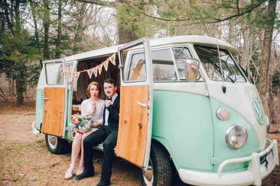 Wedding VW Bus Photoshoot