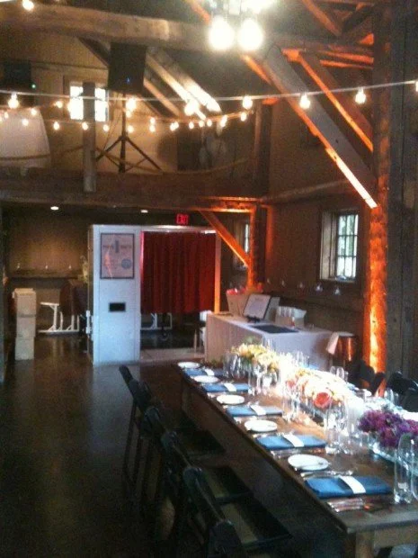 Our booth at a beautiful venue!  