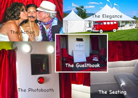 Inside Ruby, the VW Photobooth Bus
