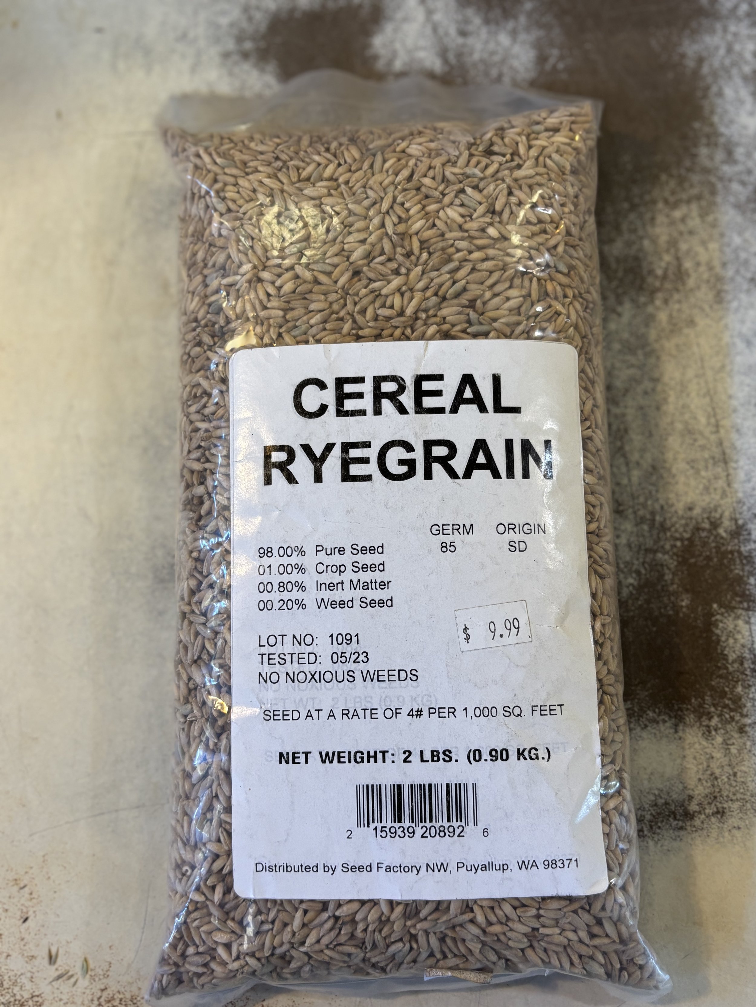 Cereal Rye Grain