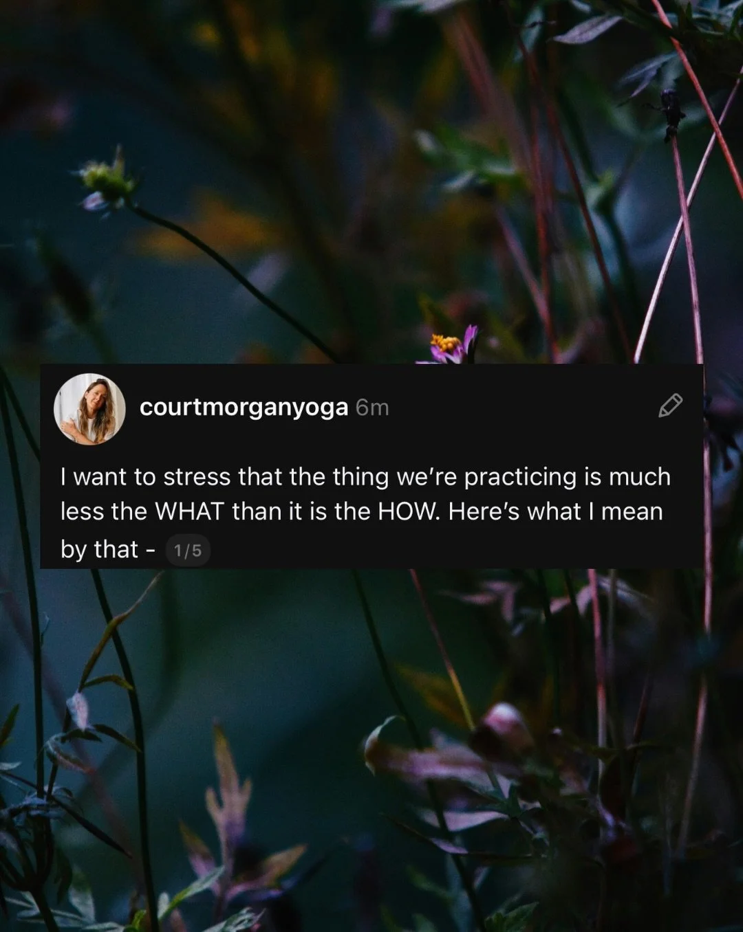 Been on a bit of a break from public teaching since October but happily back and still beating this drum! Hi friends :)

It really doesn&rsquo;t matter what your practice looks like - it depends when and how and where you are along with a thousand di