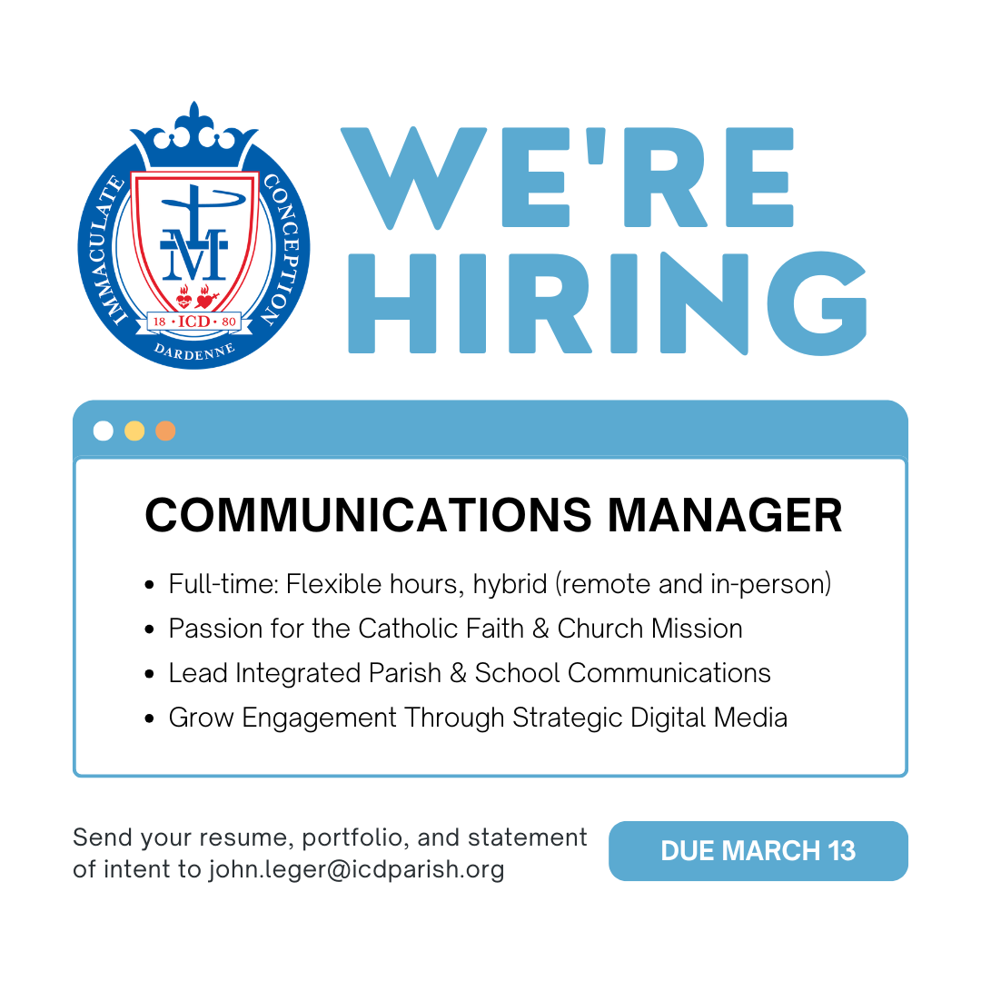 We’re Hiring! Communications Manager