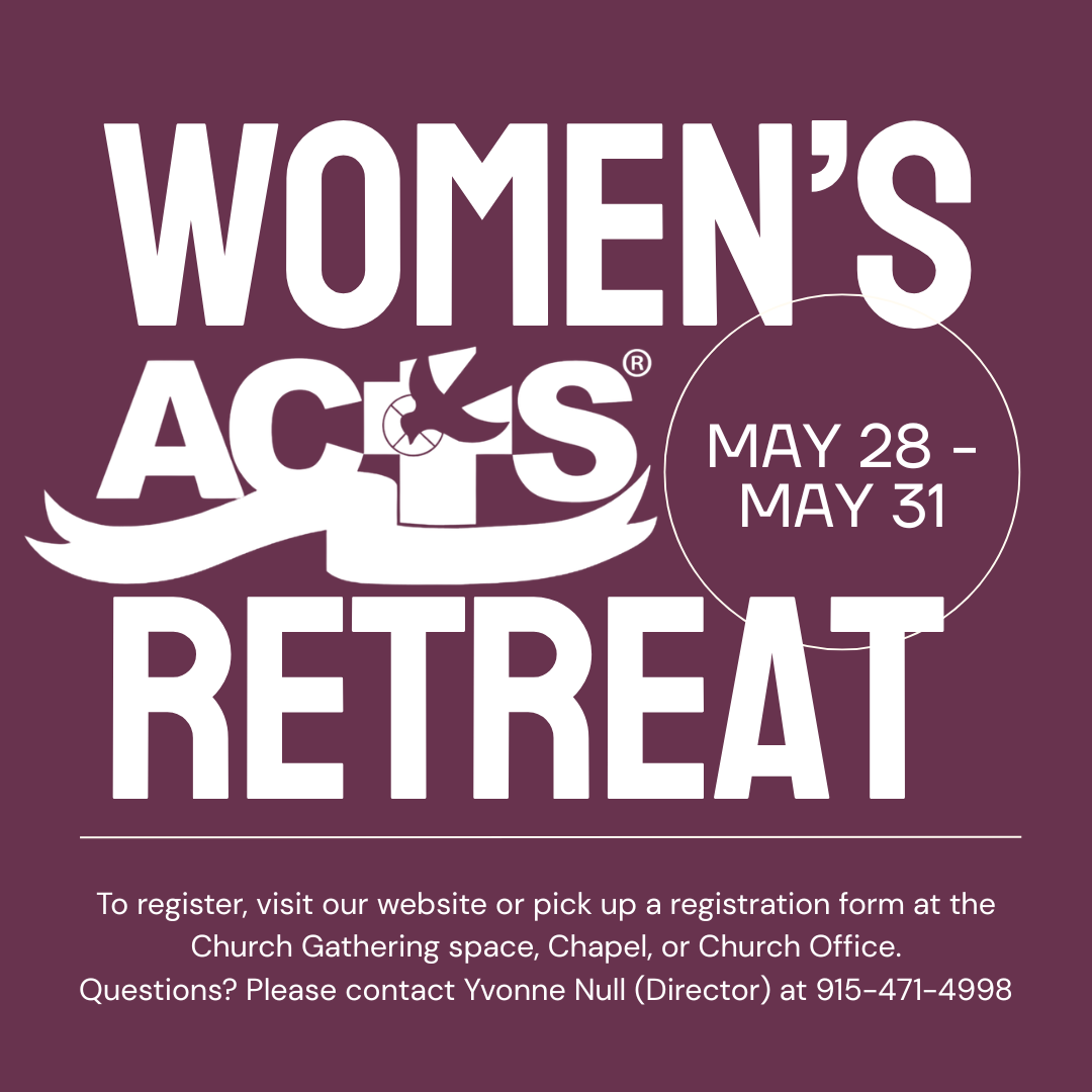 ACTS Retreat- Women