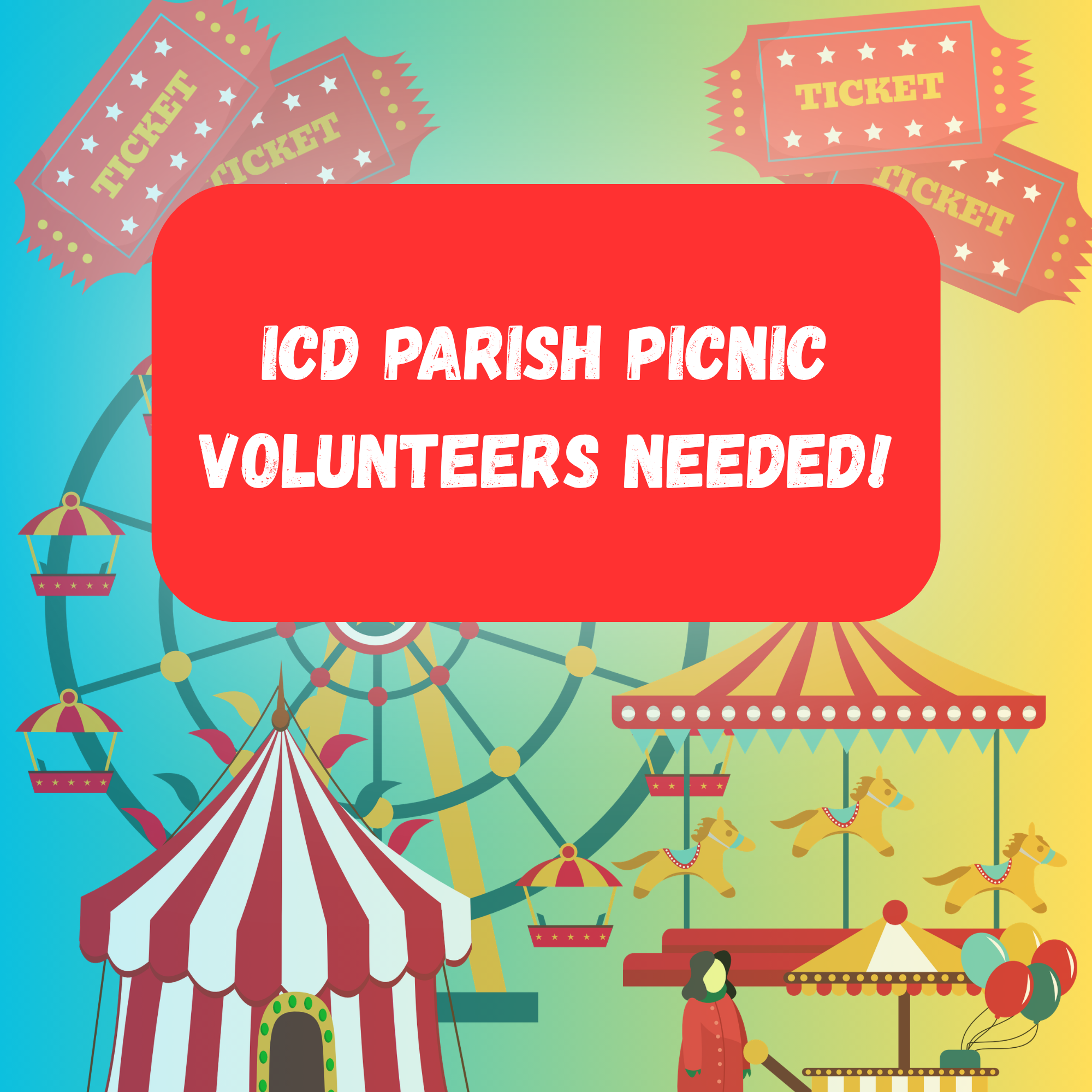 Parish Picnic Volunteer Sign Up