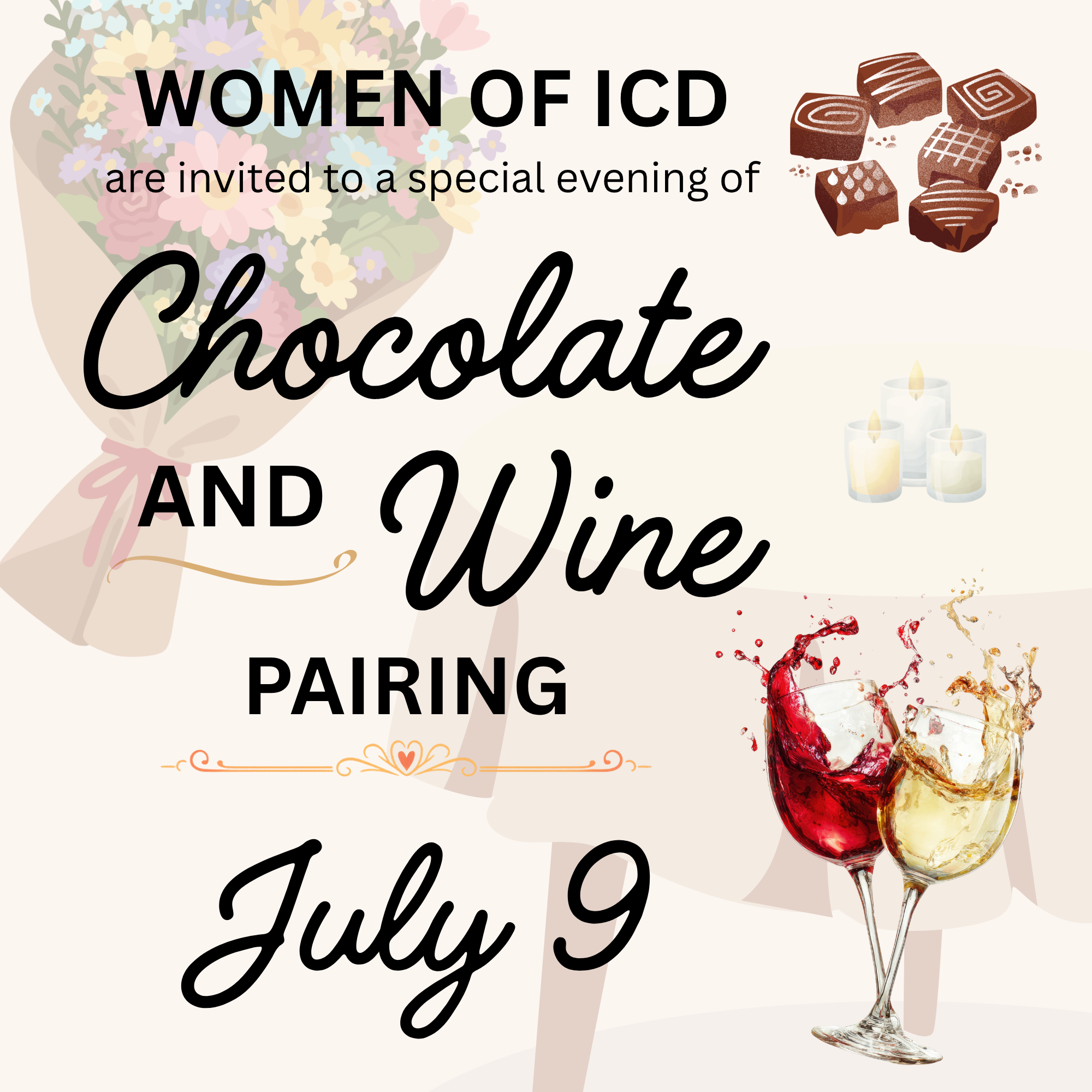 Women of ICD Chocolate &amp; Wine Pairing