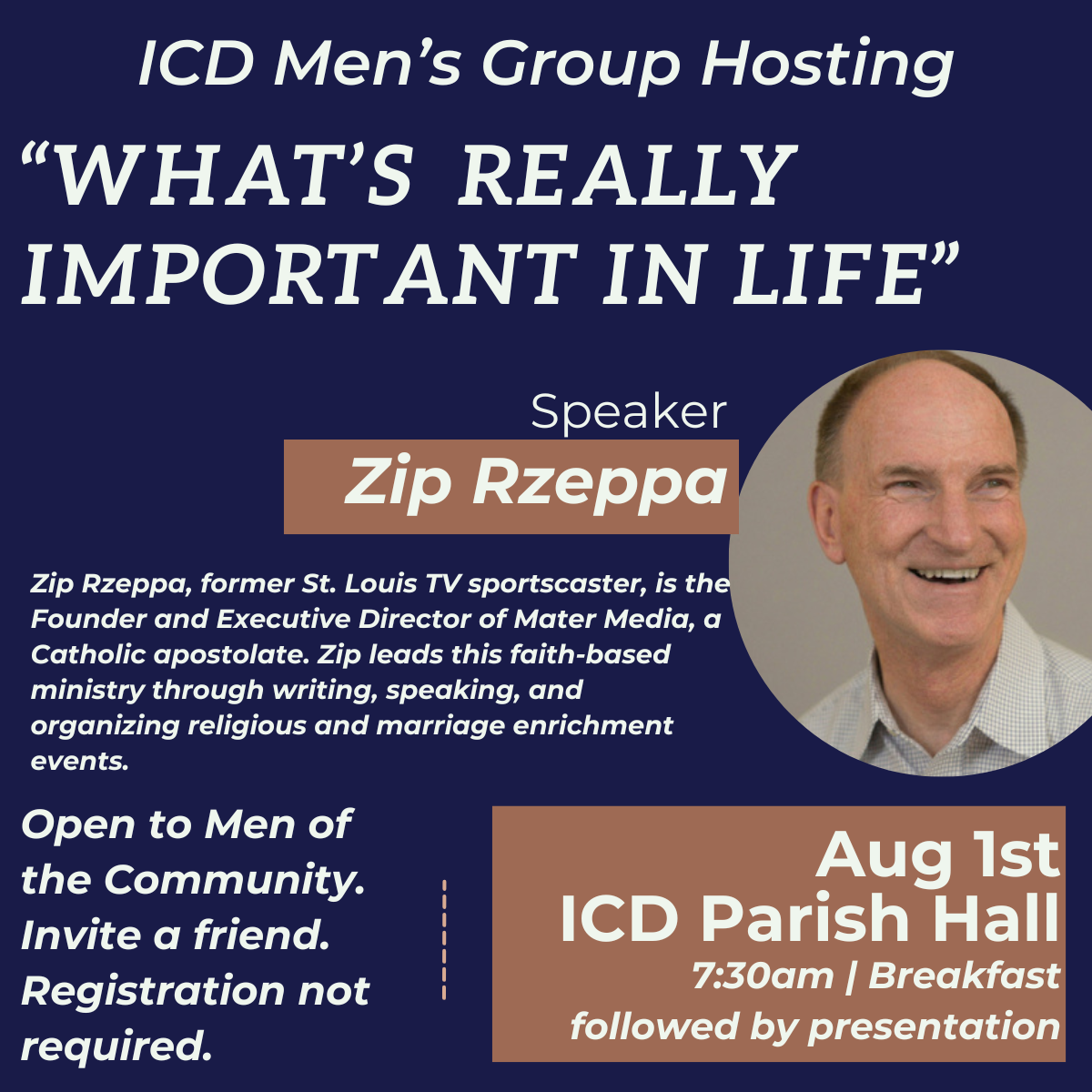 “What’s Really Important in Life” | Presentation Aug 1