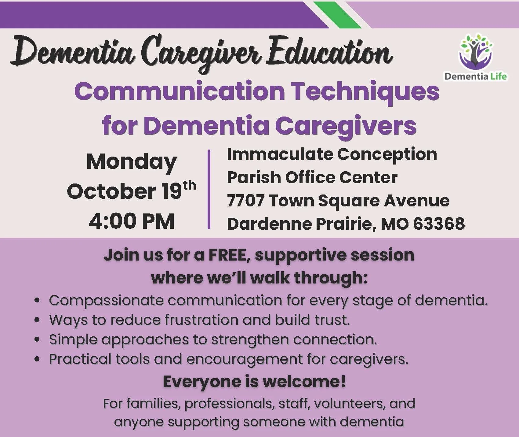 Dementia 101 sessions