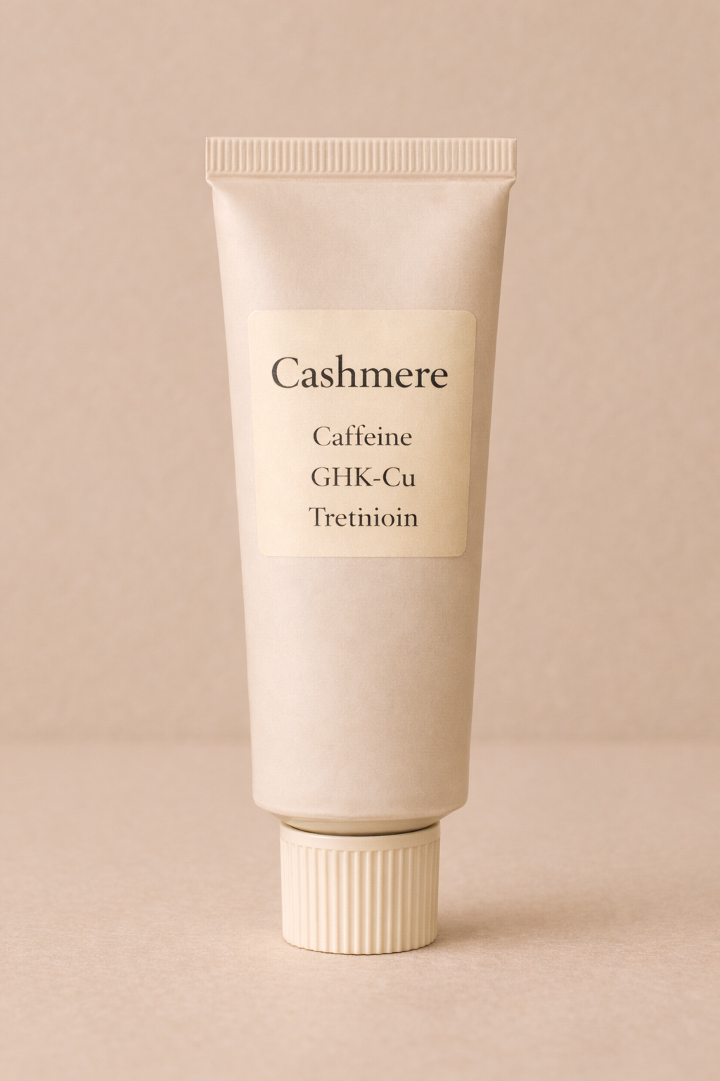 Cashmere: Caffine, GHK-Cu, Tretinoin