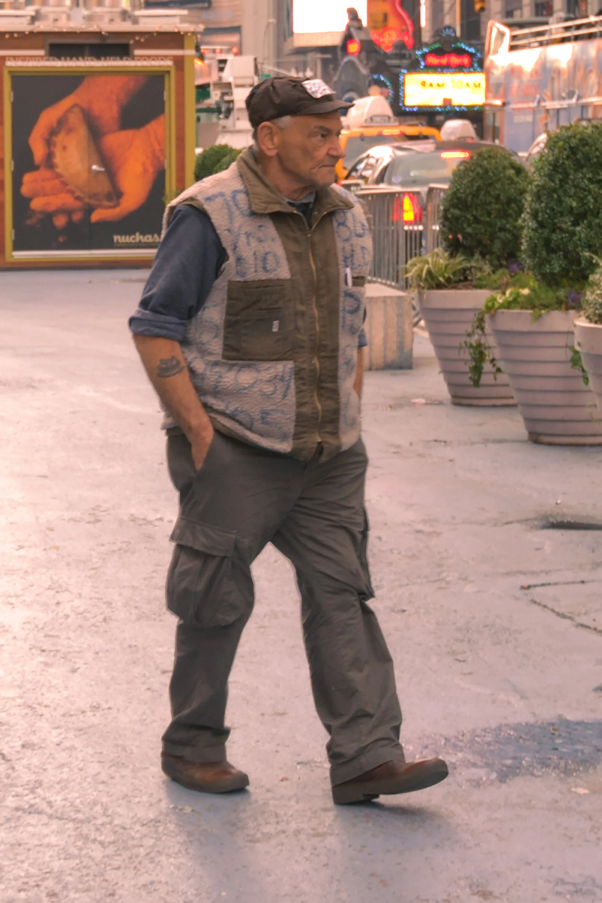 Lost Man. Times Square