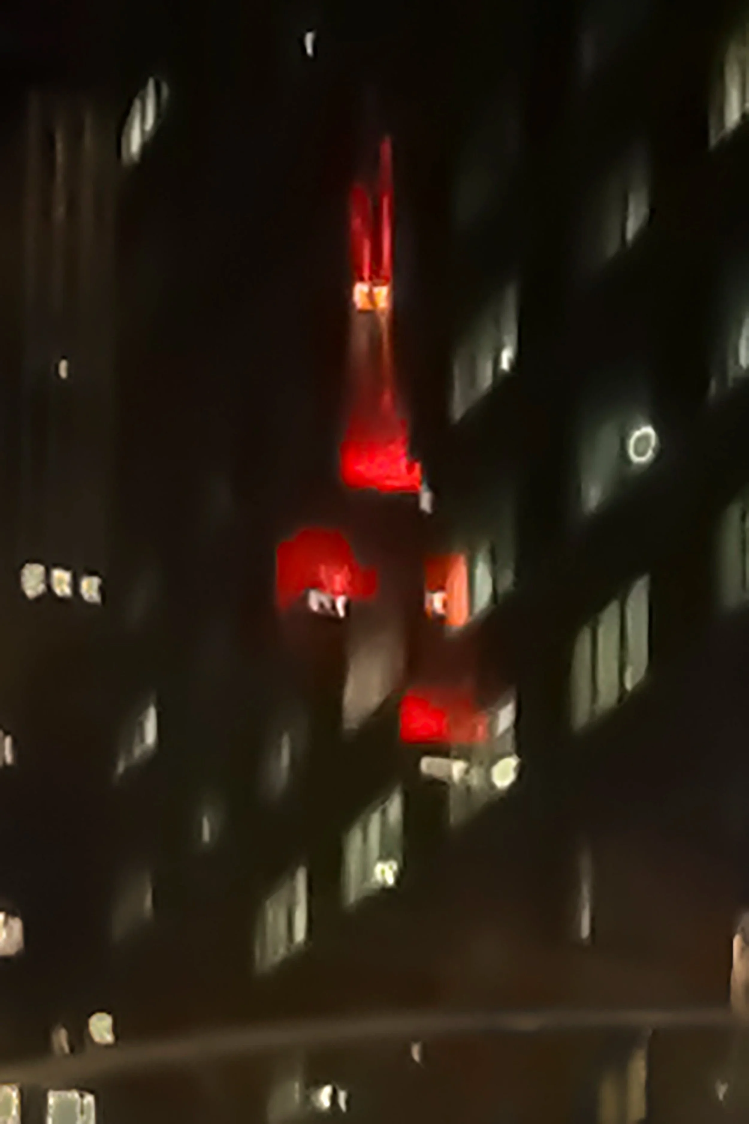 Empire State Building Red