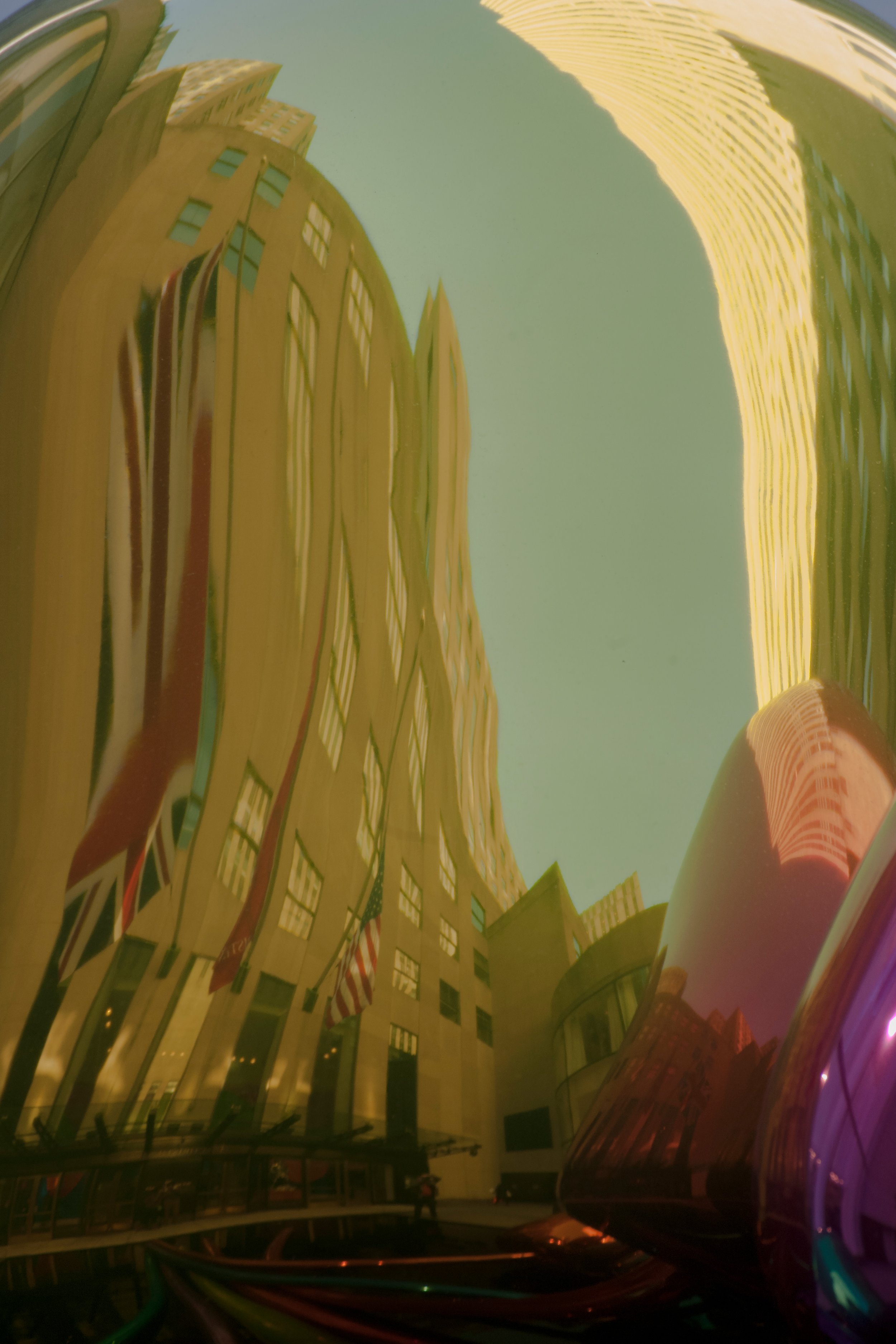 Rockefeller Center Devoured by Koons' Tulip</br>Christie's, New York