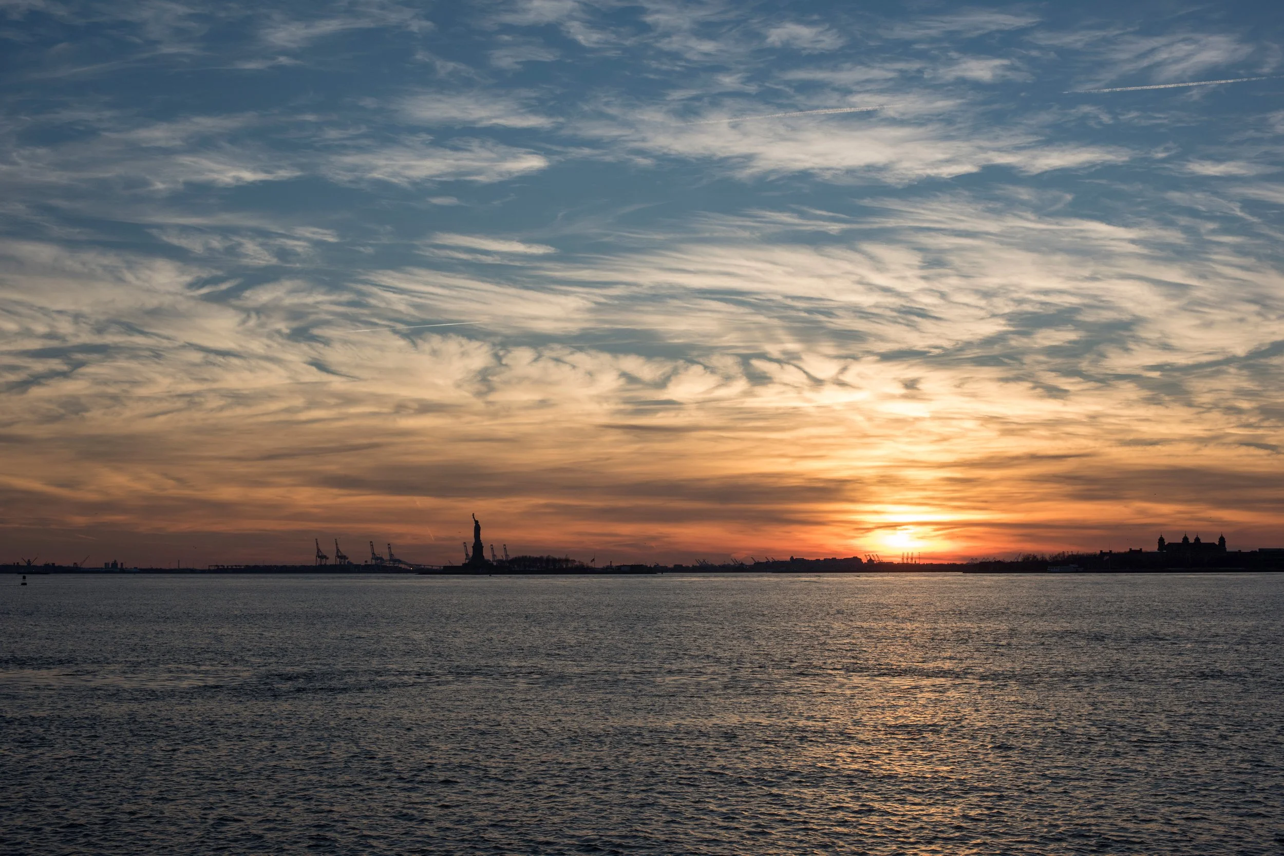 Sunset from Battery Park