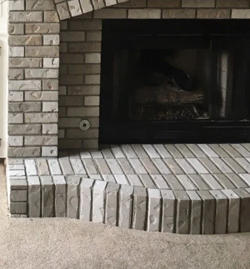 Residential fireplace finish by Custom Artisan Finishes in Omaha, Nebraska 