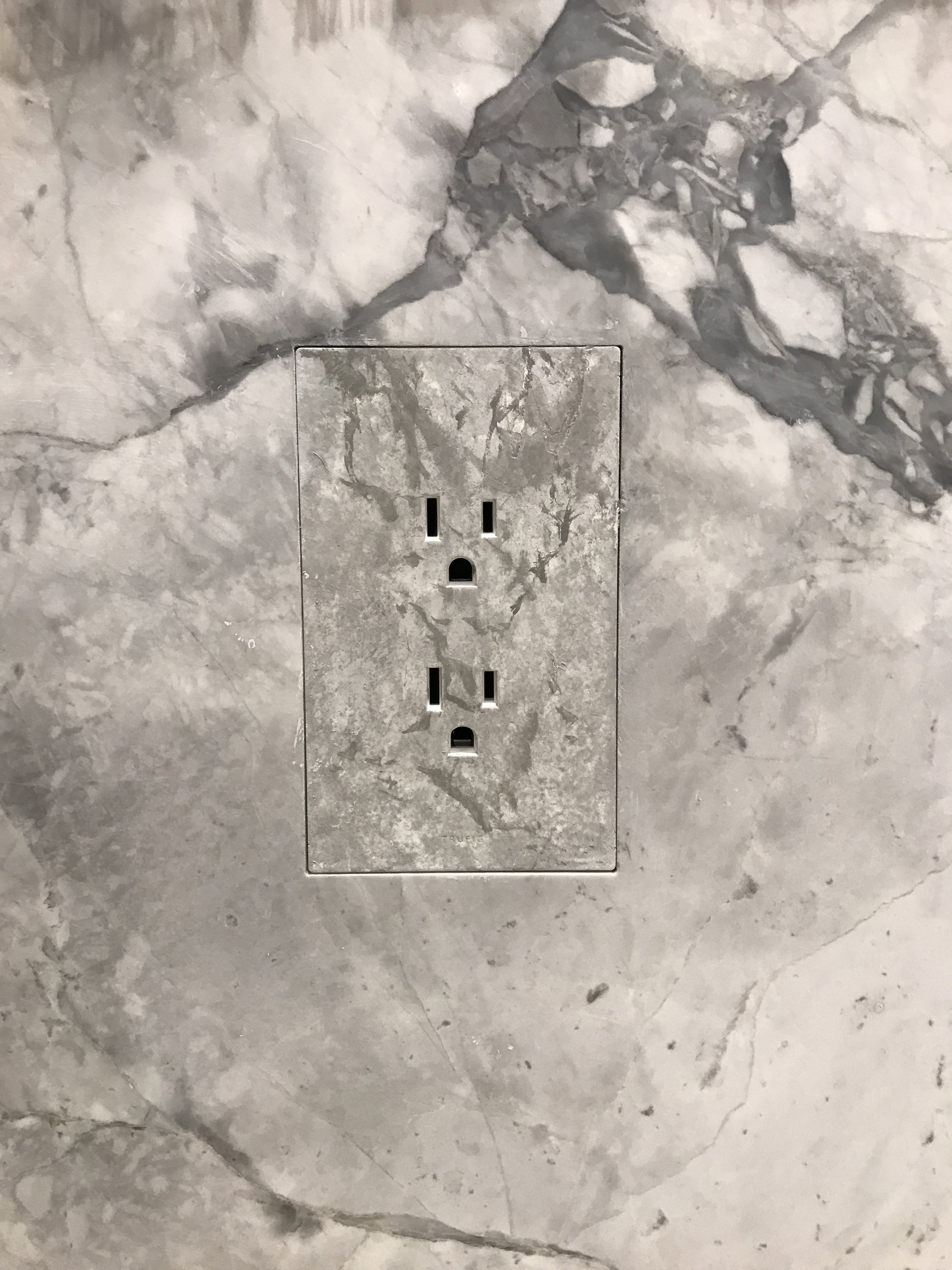 Hand Painted Outlet Covers by Custom Artisan Finishes 