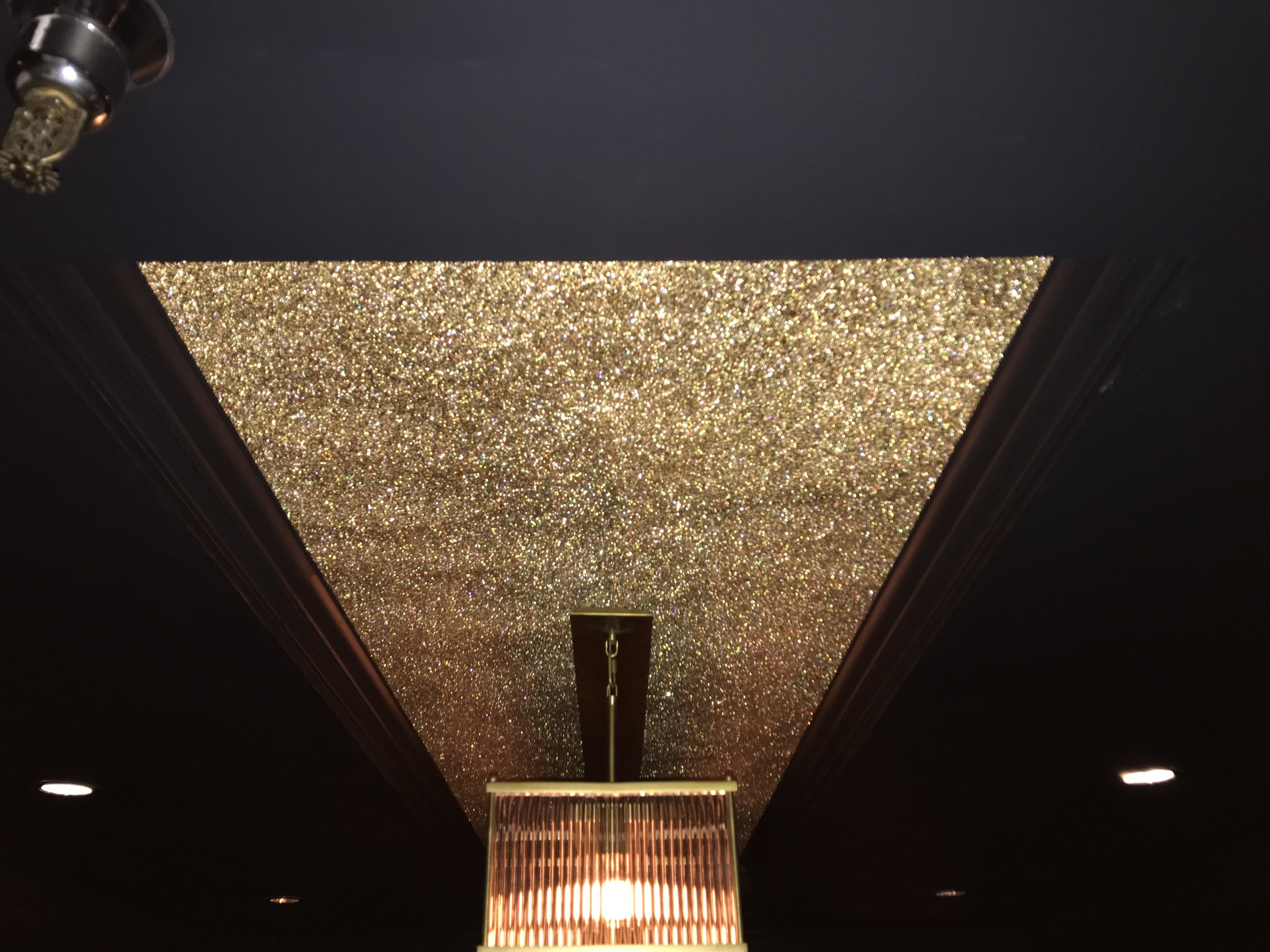 Glass Bead Mica Applications, residential decorative finishes by Custom Artisan Finishes in Omaha, Nebraska 