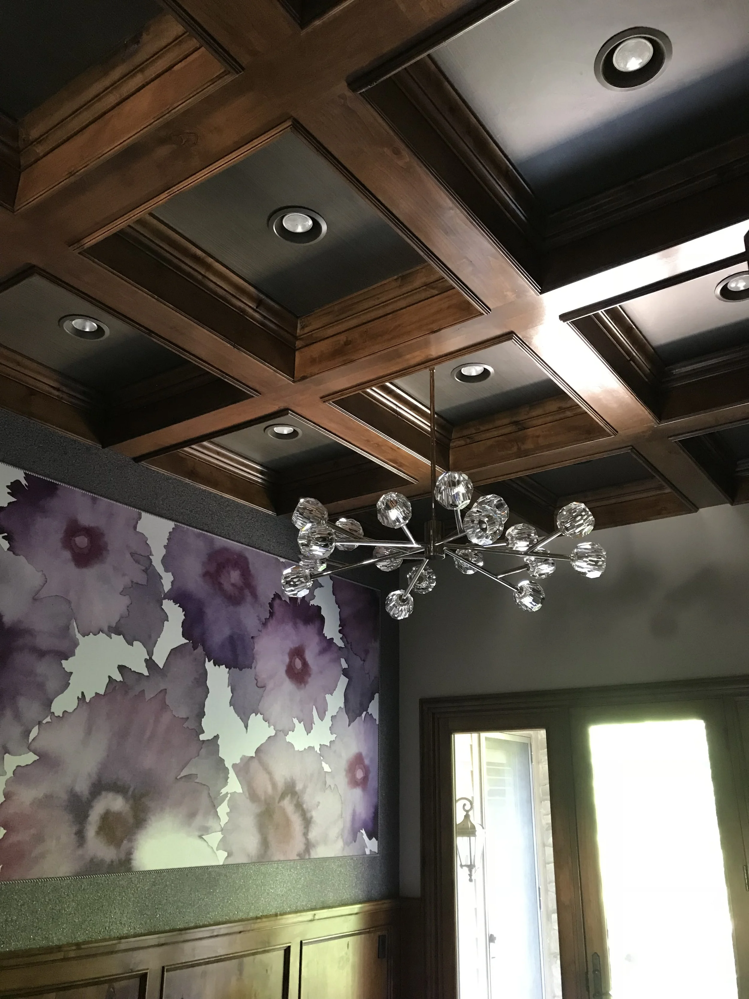 Glass Bead Mica Applications, residential decorative finishes by Custom Artisan Finishes in Omaha, Nebraska 