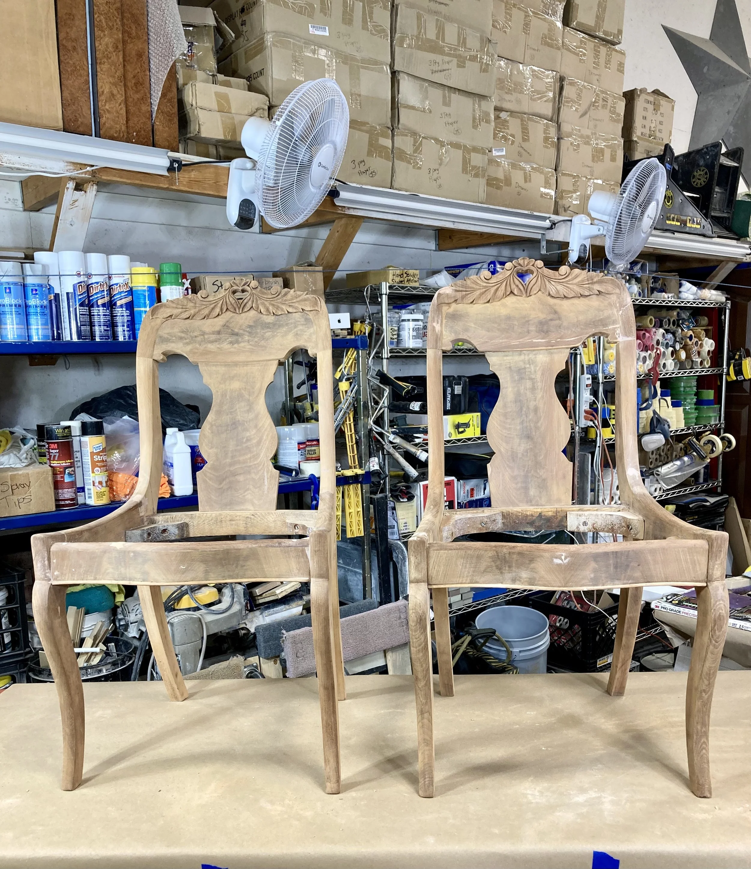 Historical furniture restoration by Custom Artisan Finishes in Omaha, Nebraska