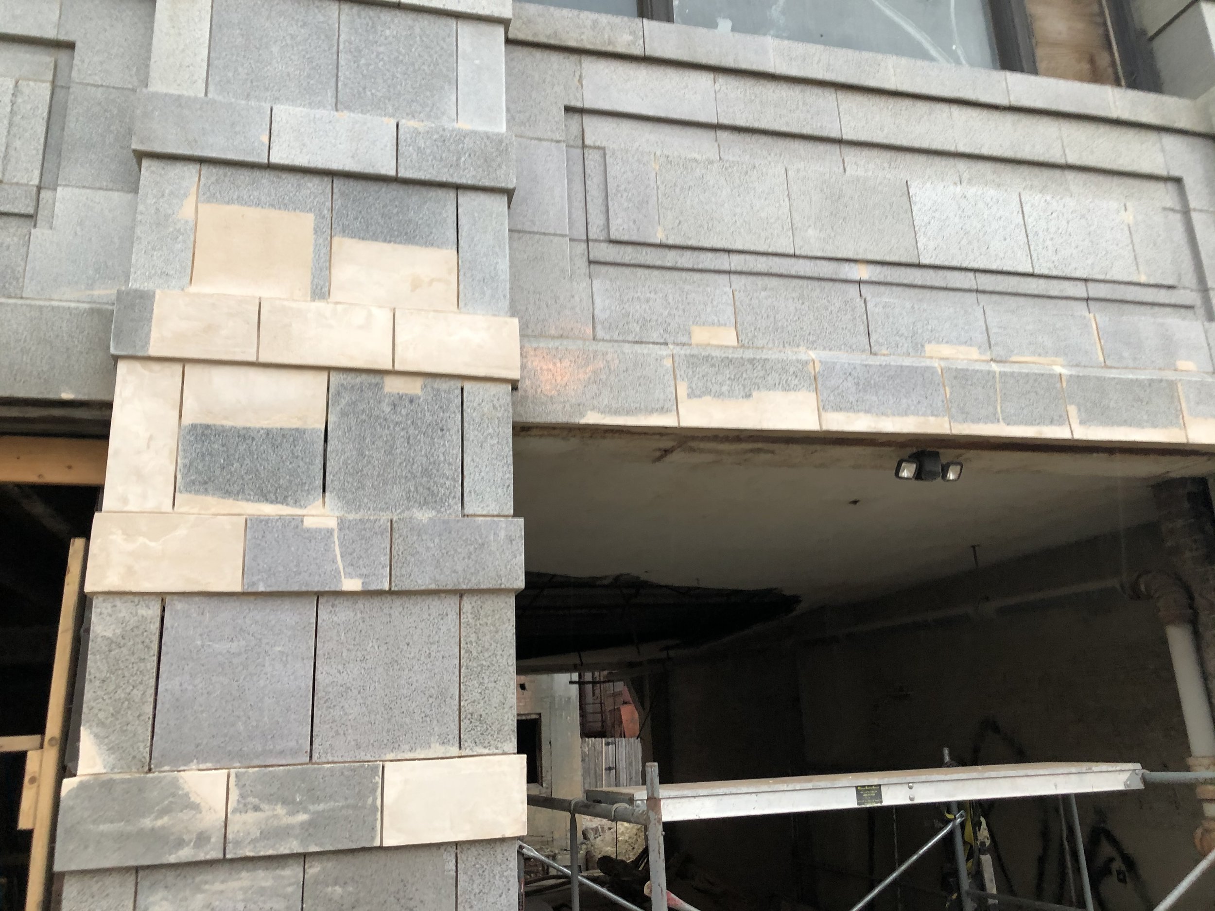 Terra Cotta Block Restoration, commercial restoration by Custom Artisan Finishes