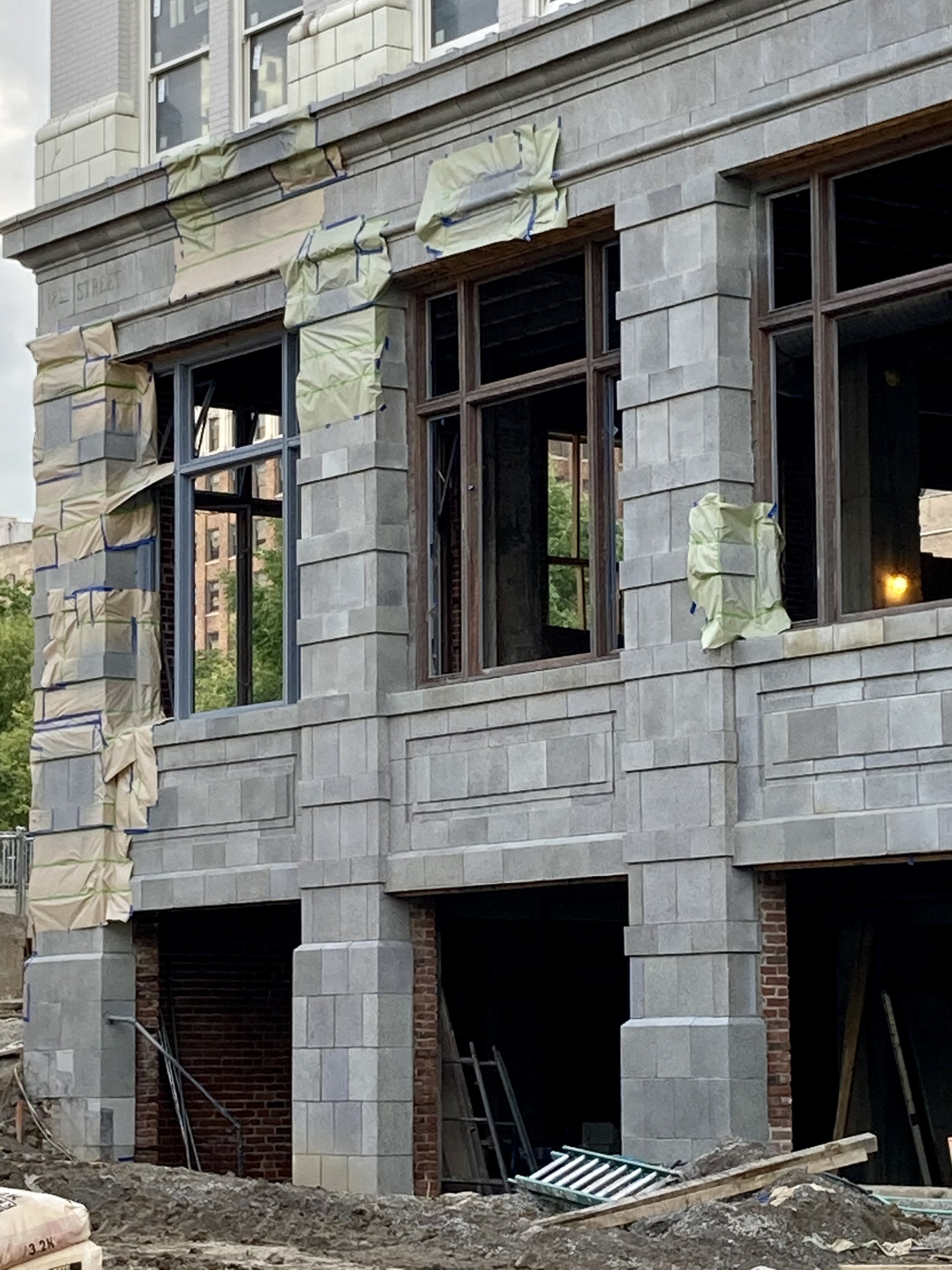 Terra Cotta Block Restoration, commercial restoration by Custom Artisan Finishes