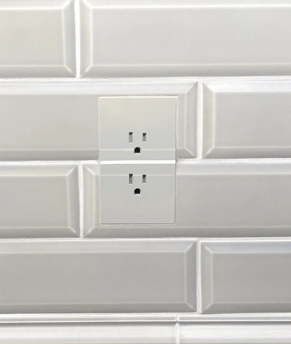 Hand Painted Outlet Covers by Custom Artisan Finishes 