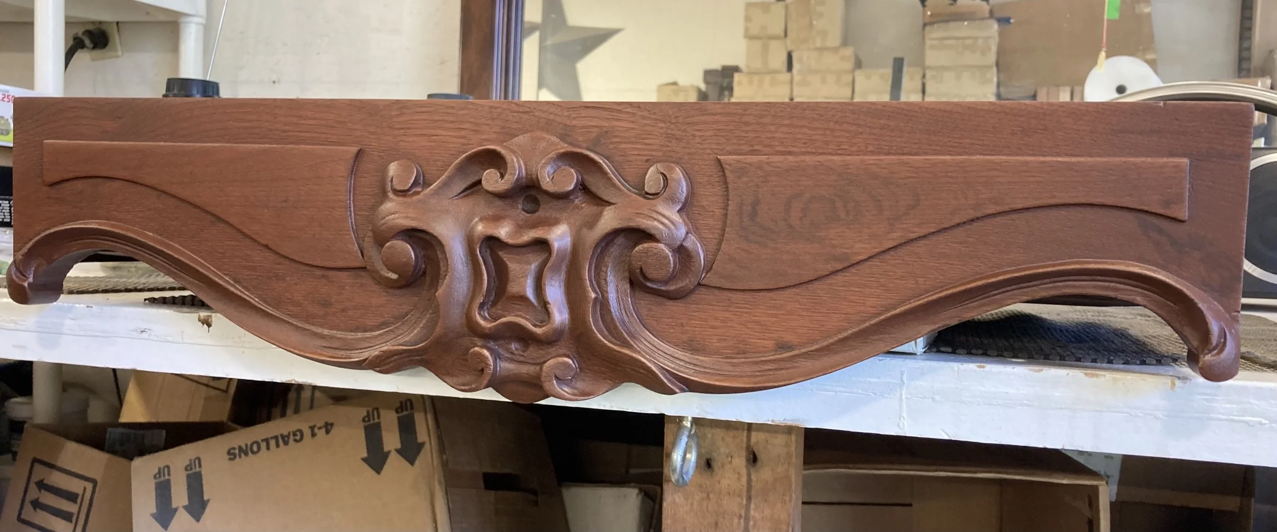 Historical furniture restoration by Custom Artisan Finishes in Omaha, Nebraska