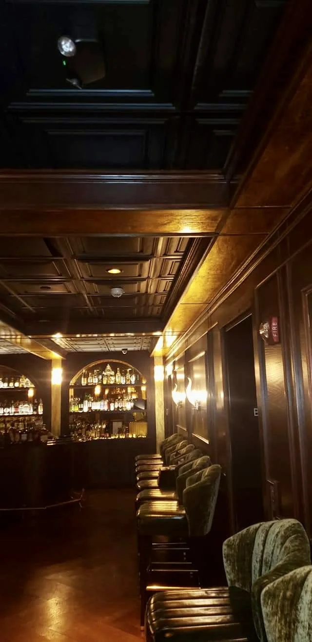 Wicked Rabbit and Alice Lounges commercial installation by Custom Artisan Finishes in Omaha, Nebraska. Commercial Restoration and Installation, gold leafing, gilding, masonry repair, by Custom Artisan Finishes in Omaha, Nebraska.