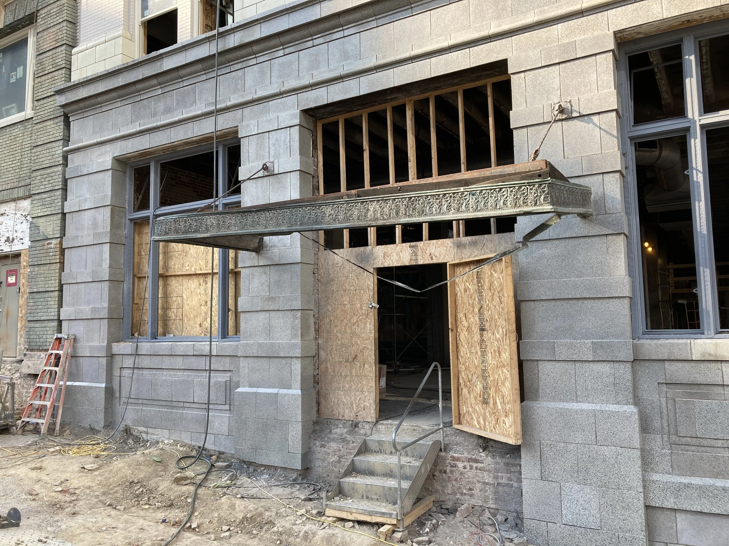 Terra Cotta Block Restoration, commercial restoration by Custom Artisan Finishes