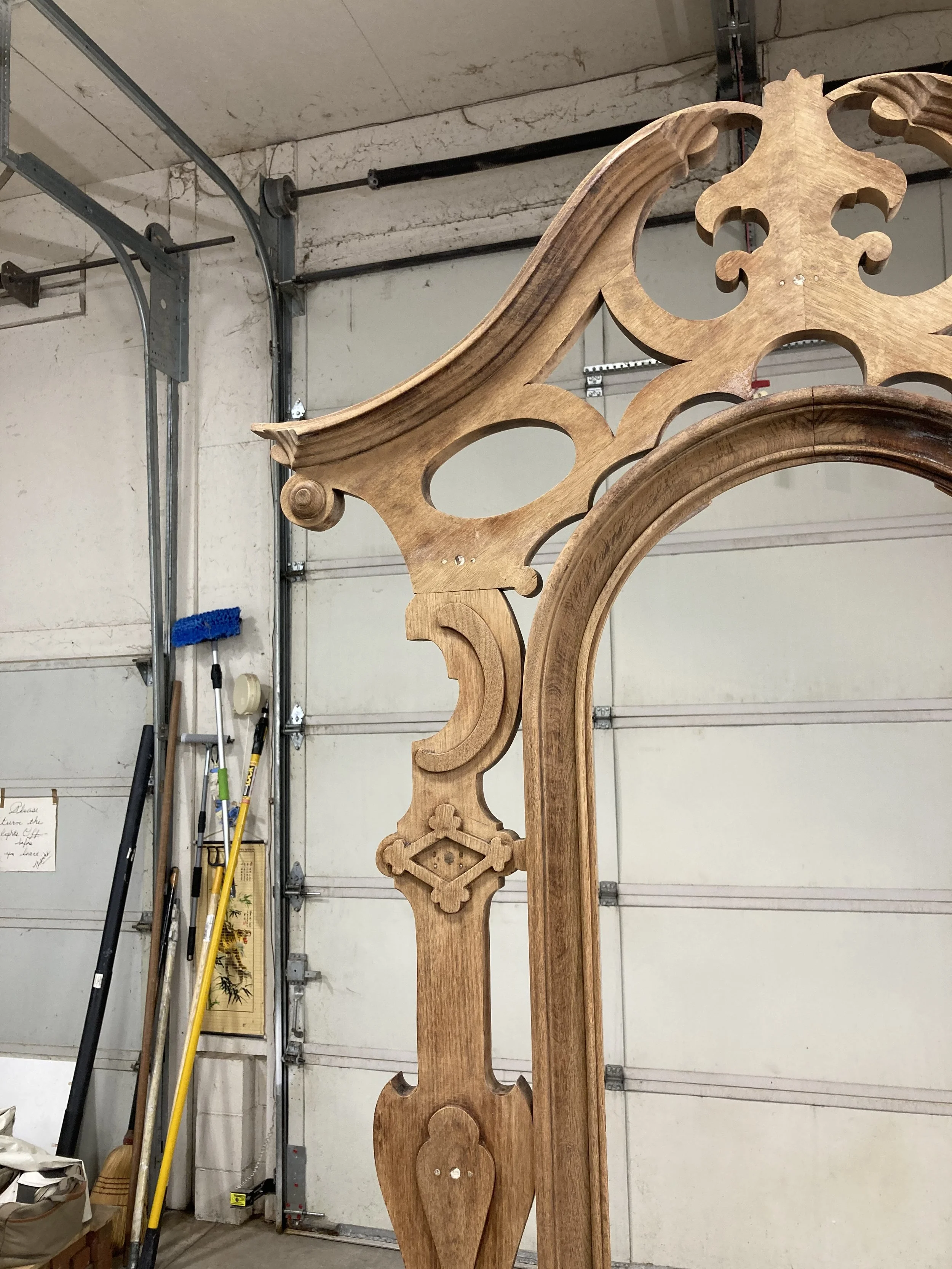 Historical furniture restoration by Custom Artisan Finishes in Omaha, Nebraska