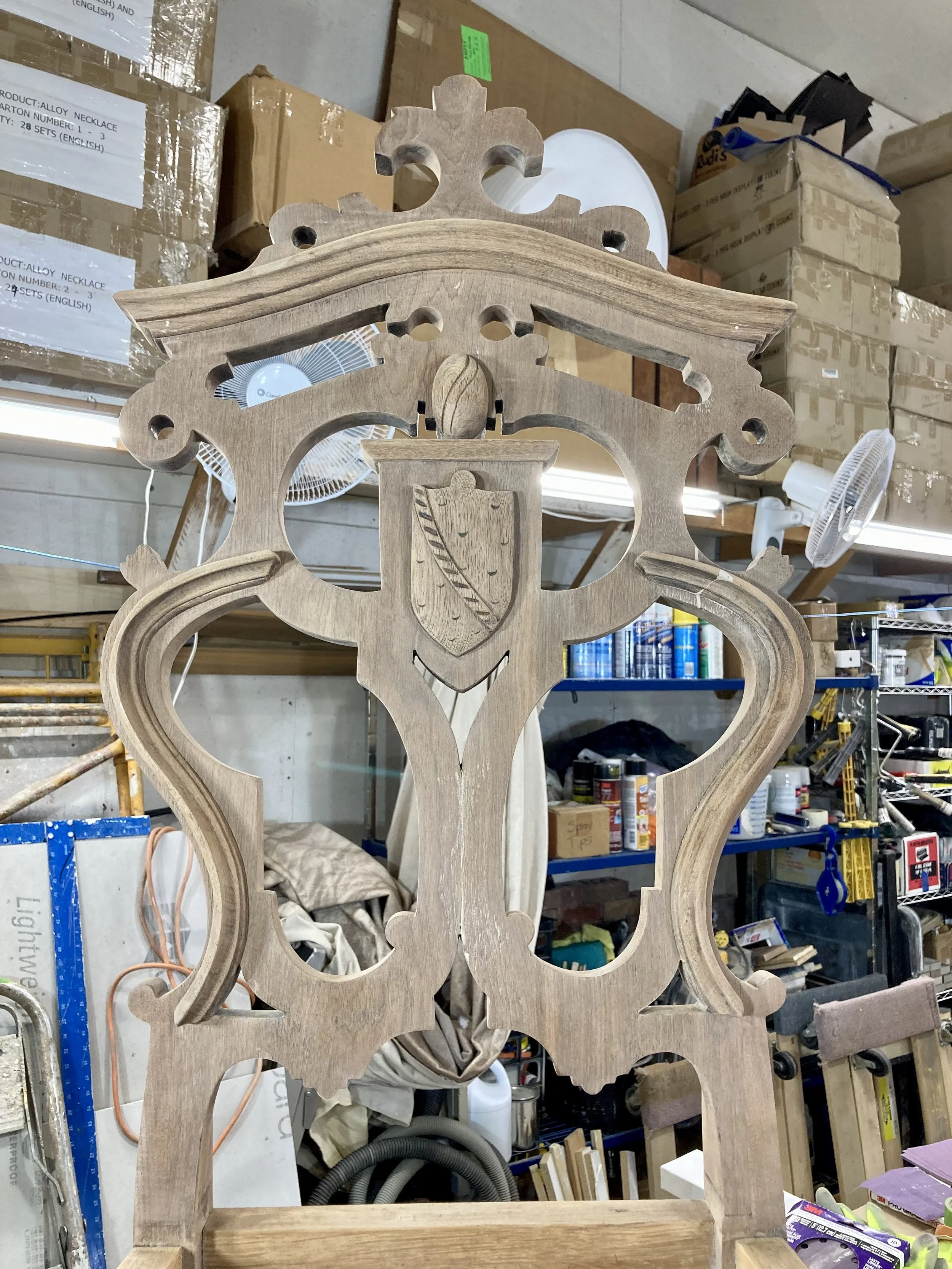 Historical furniture restoration by Custom Artisan Finishes in Omaha, Nebraska