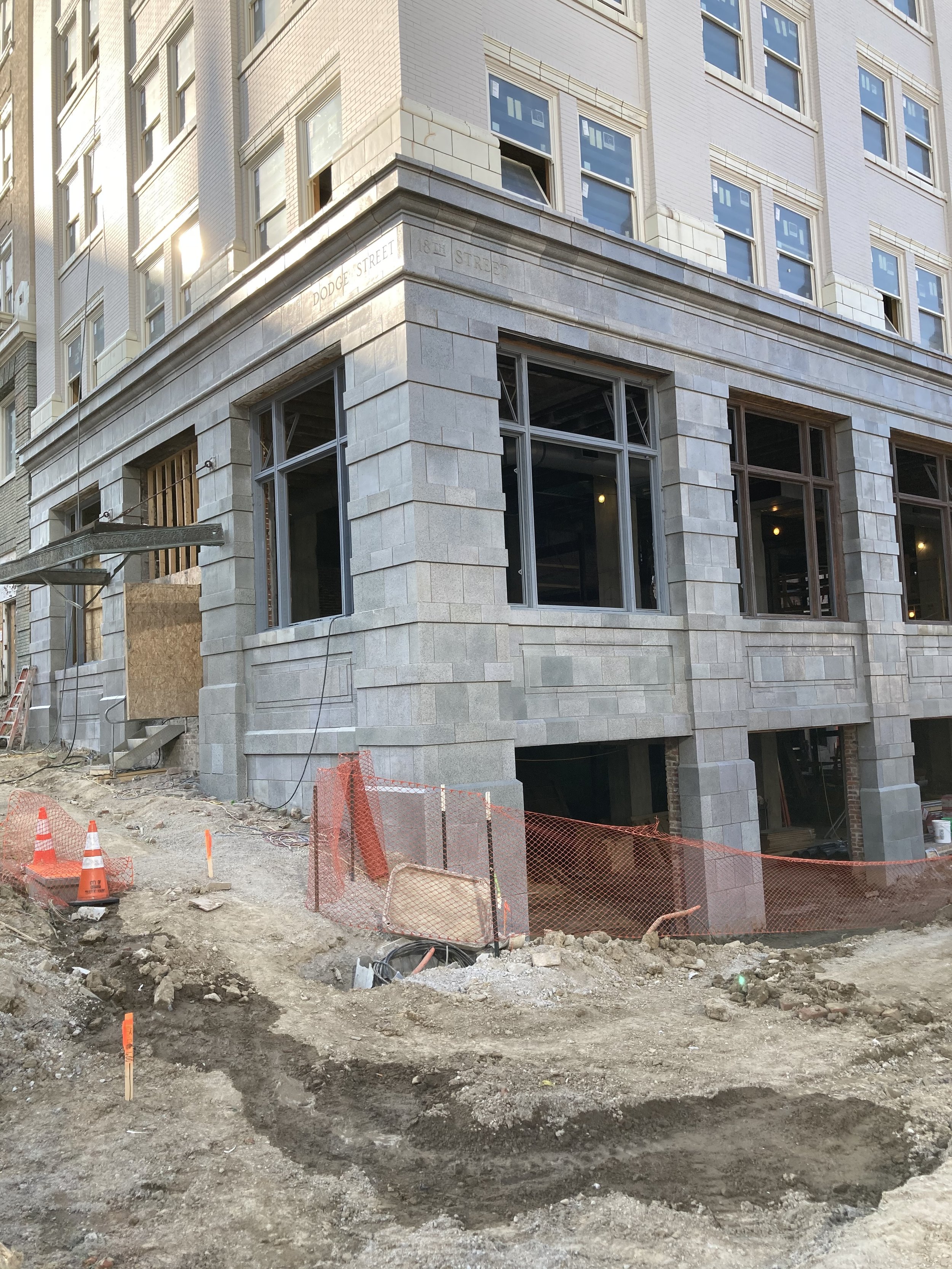 Terra Cotta Block Restoration, commercial restoration by Custom Artisan Finishes