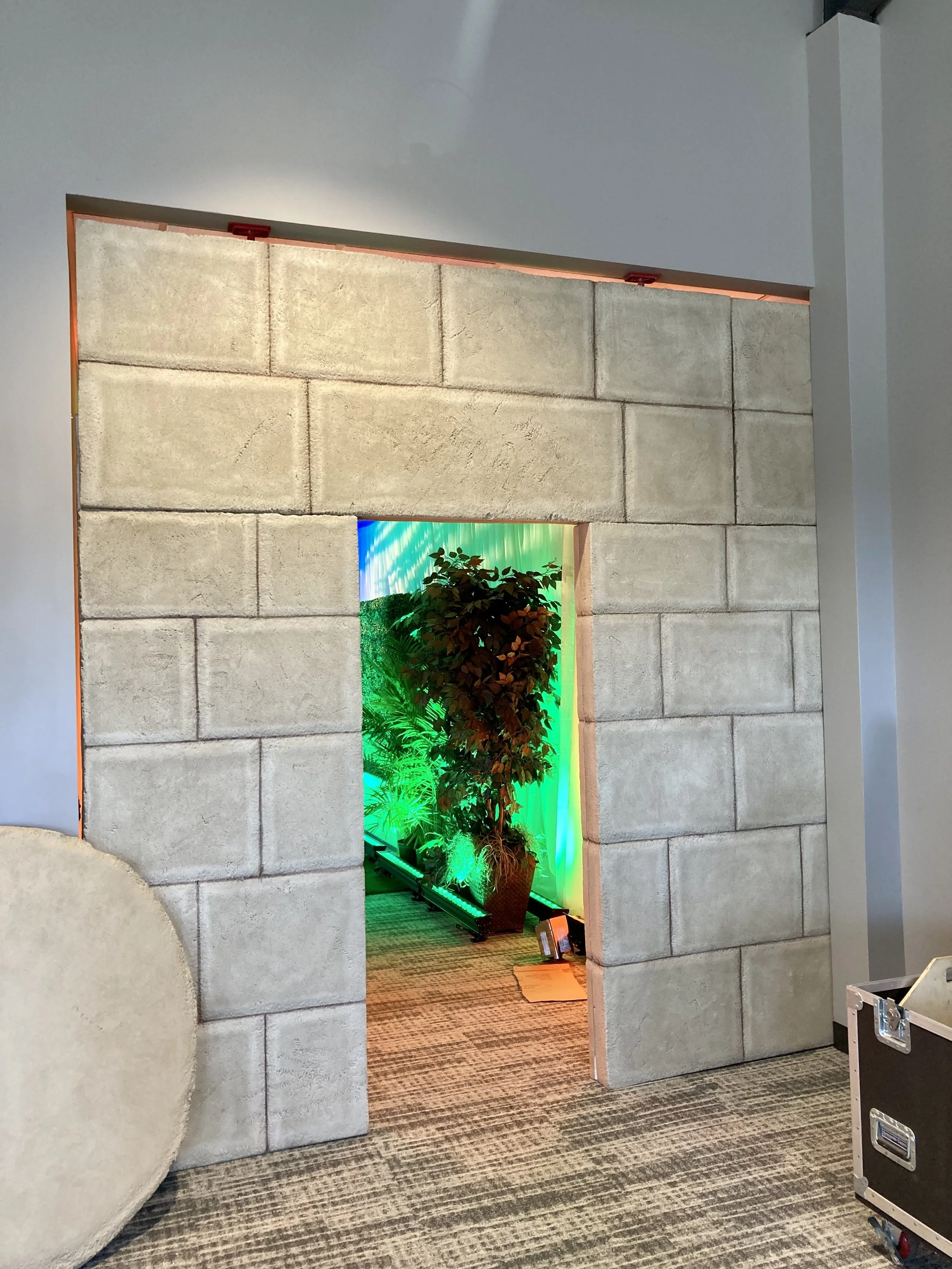 Decorative Wall Installation, commercial installation by Custom Artisan Finishes