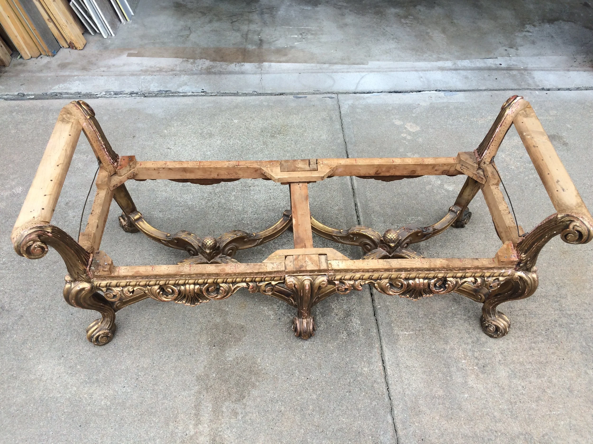 Orpheum Lounges Restoration, historical furniture restoration by Custom Artisan Finishes in Omaha, Nebraska