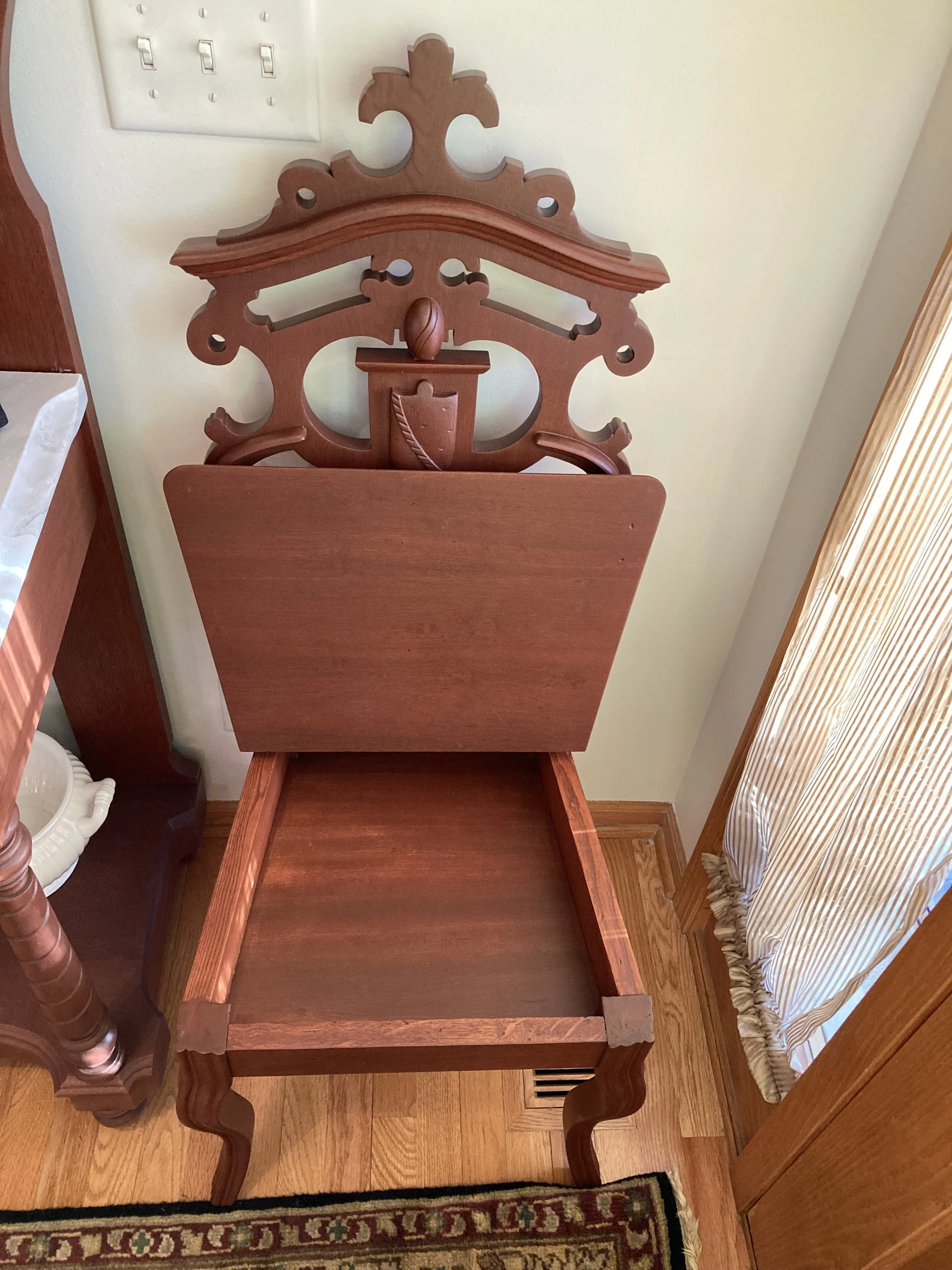 Historical furniture restoration by Custom Artisan Finishes in Omaha, Nebraska